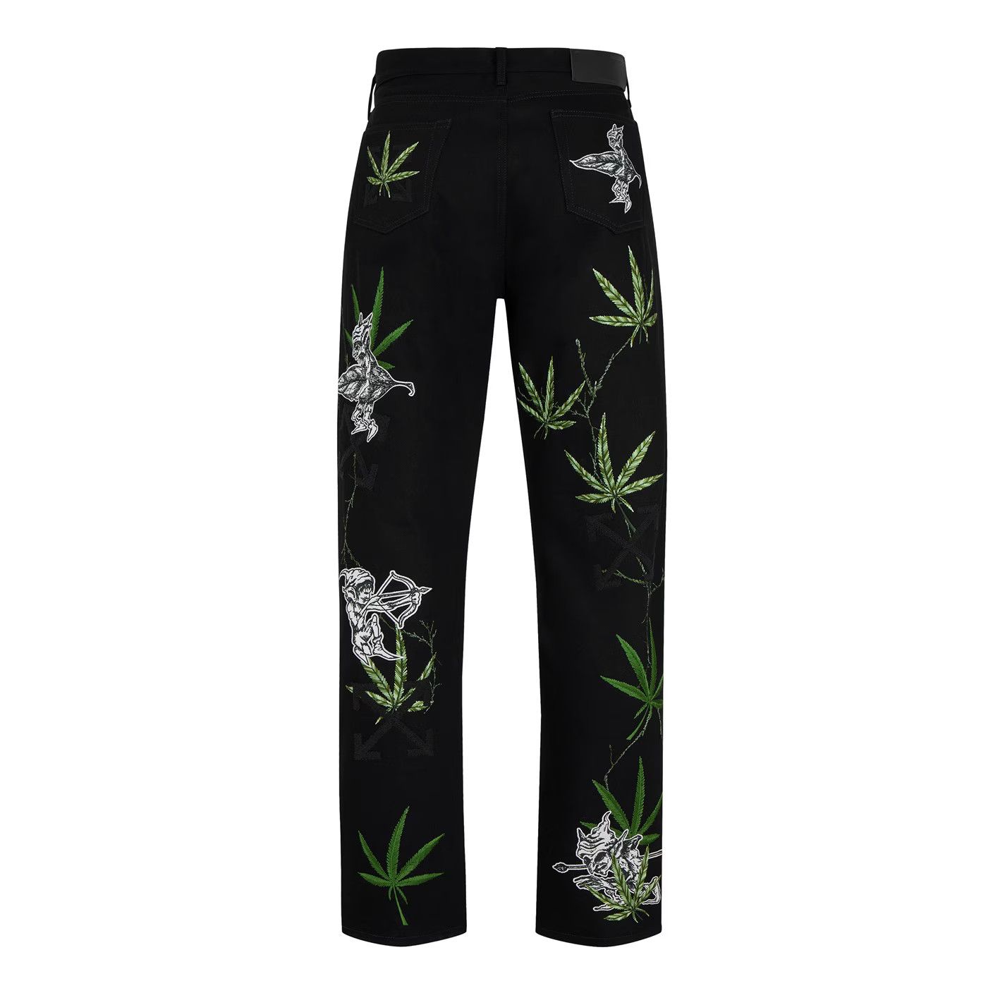 Off-White o1g2r1mq0326 Slim Fit Jeans in Black Size US 34 / EU 50 - 2 Thumbnail