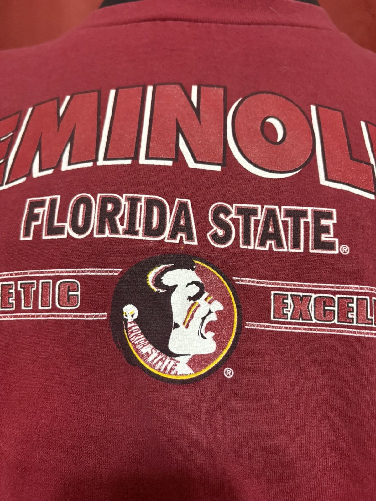 Vintage Vintage Florida State Seminoles Tshirt 90’s University Tee Size US XXL / EU 58 / 5 - 5 Thumbnail
