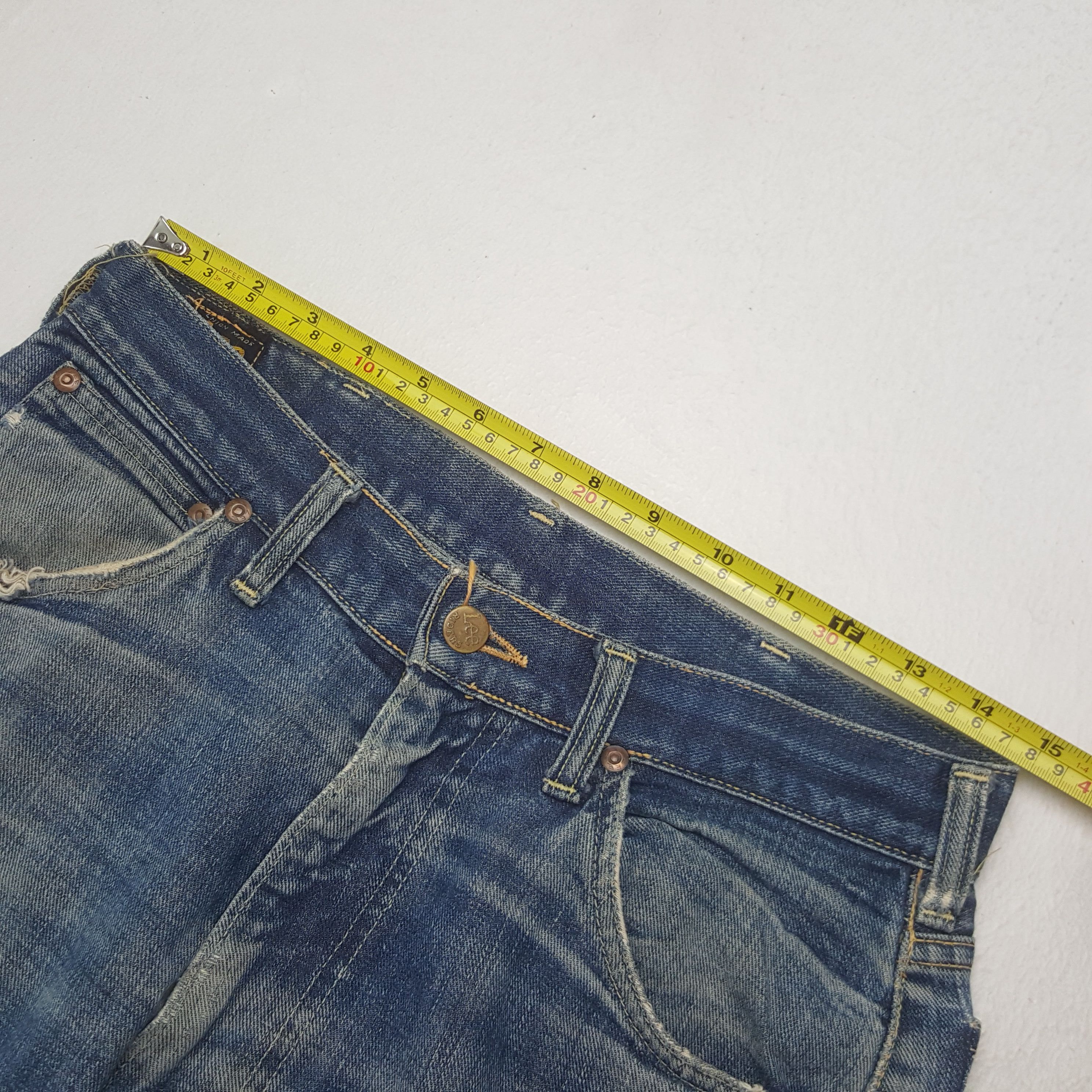 Lee Vintage 90's Lee Riders American Distressed Denim Jeans RR14 Size US 29 - 9 Thumbnail