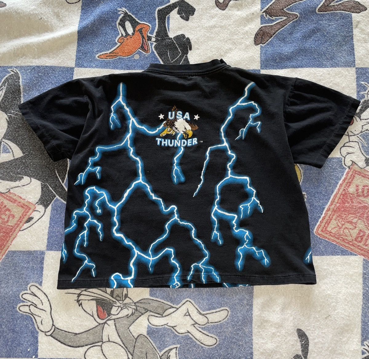 Vintage Vintage American Thunder bull skull tee Size US L / EU 52-54 / 3 - 2 Thumbnail