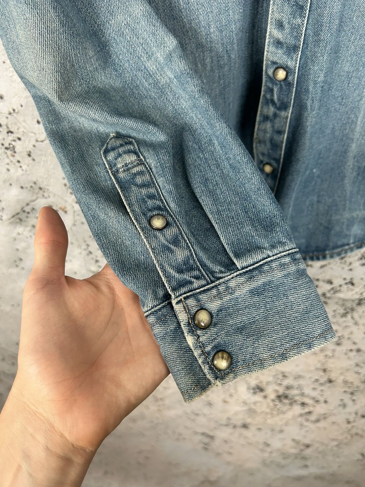 Allsaints Allsaints Denim Shirts Jeans Grunge Punk Streetwear Vintage Size US M / EU 48-50 / 2 - 5 Thumbnail