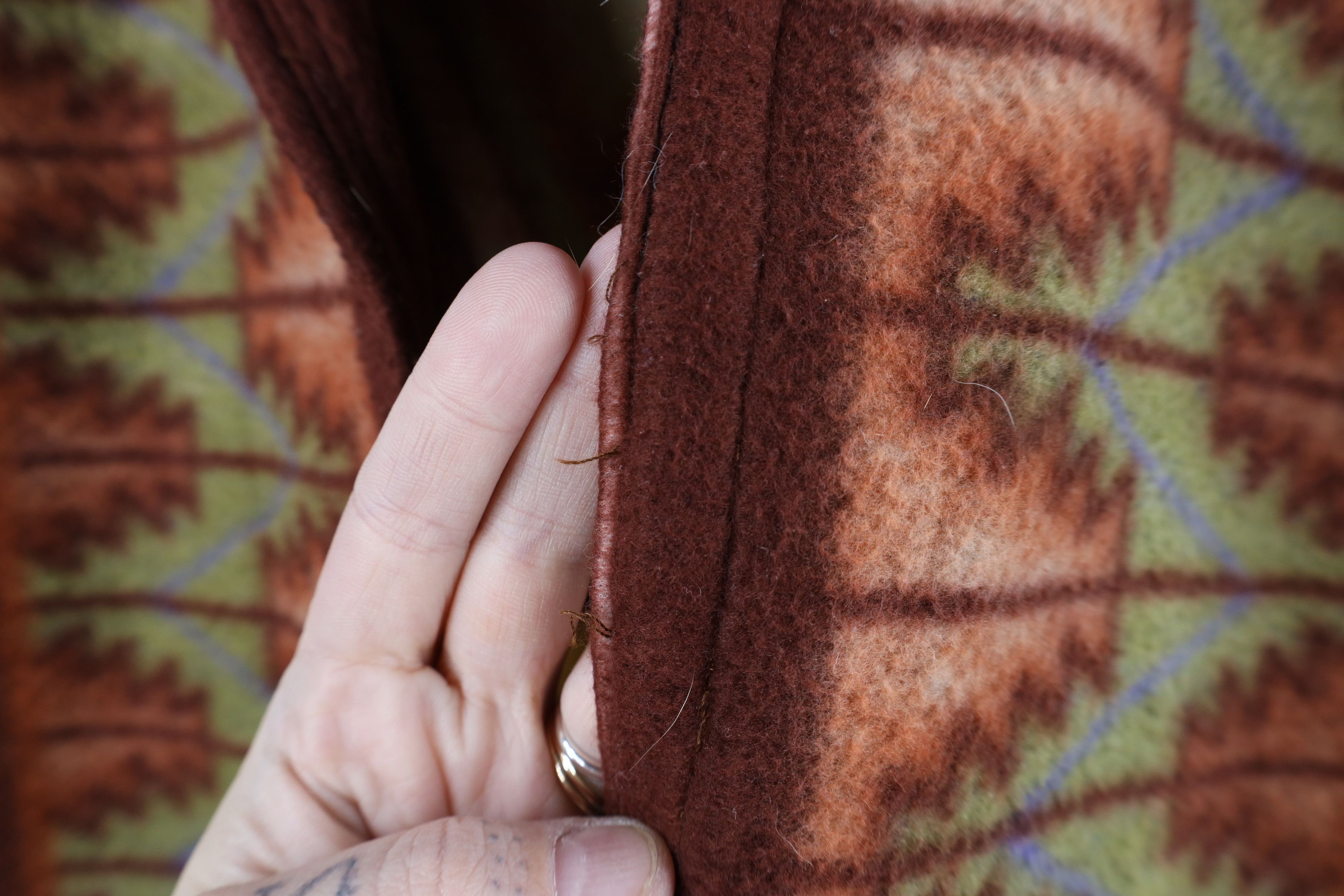 Vintage Vintage 90s Streetwear Southwestern Hooded Cardigan Vest Size XXL / US 16-18 / IT 52-54 - 5 Thumbnail