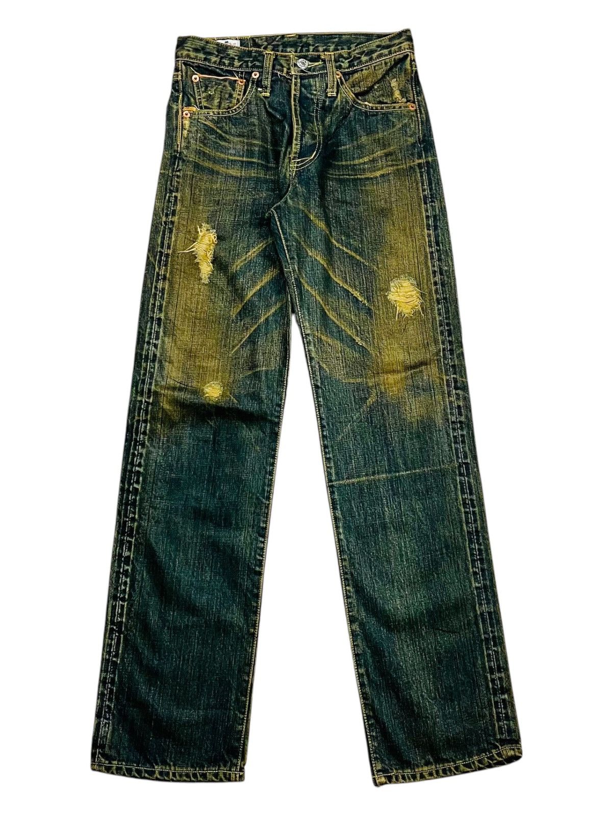 2000s Justin - Mudwash Crash Jeans