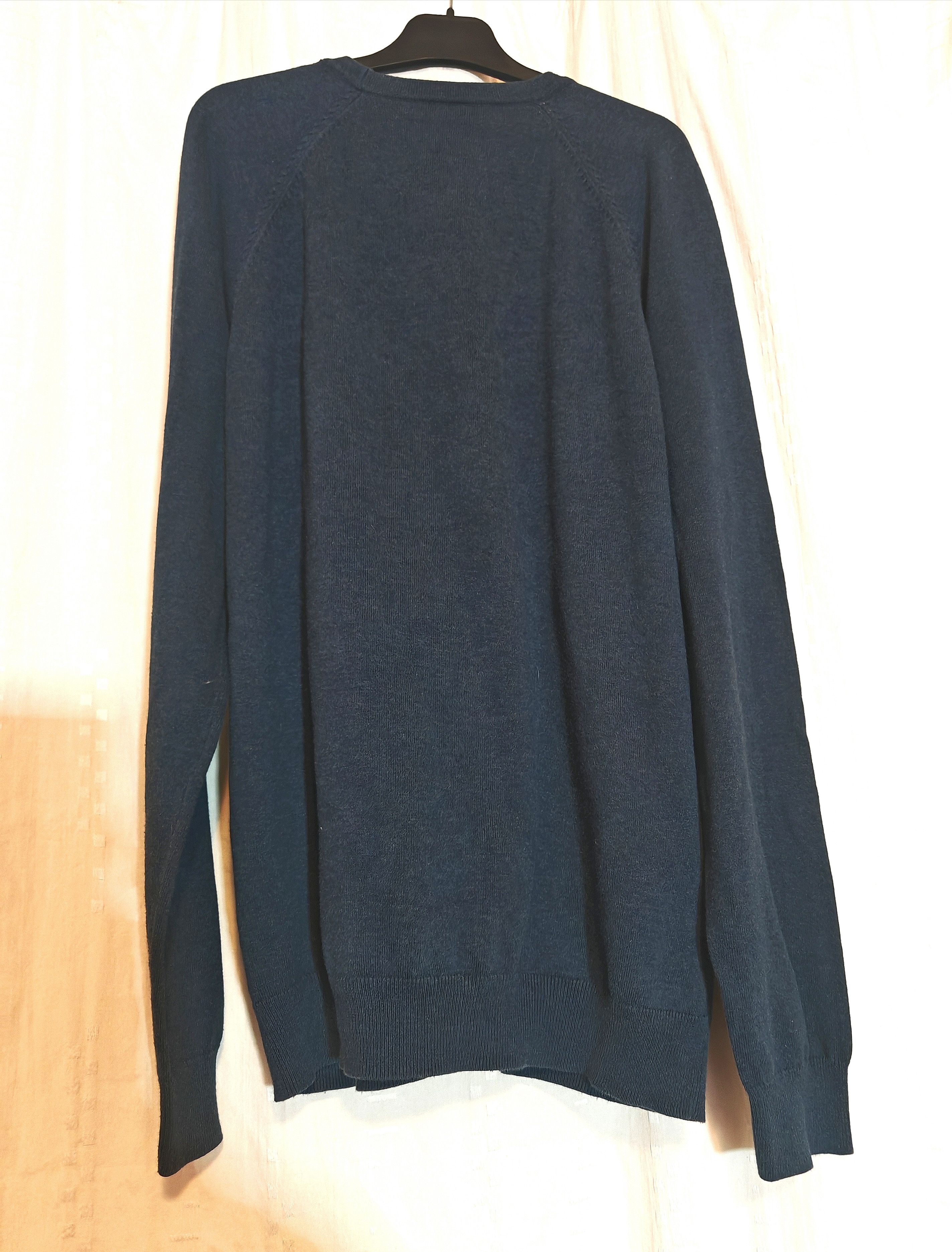 Carhartt Vintage Carhartt Blue Oxford Cardigan sz L grandpacore Size US L / EU 52-54 / 3 - 3 Thumbnail