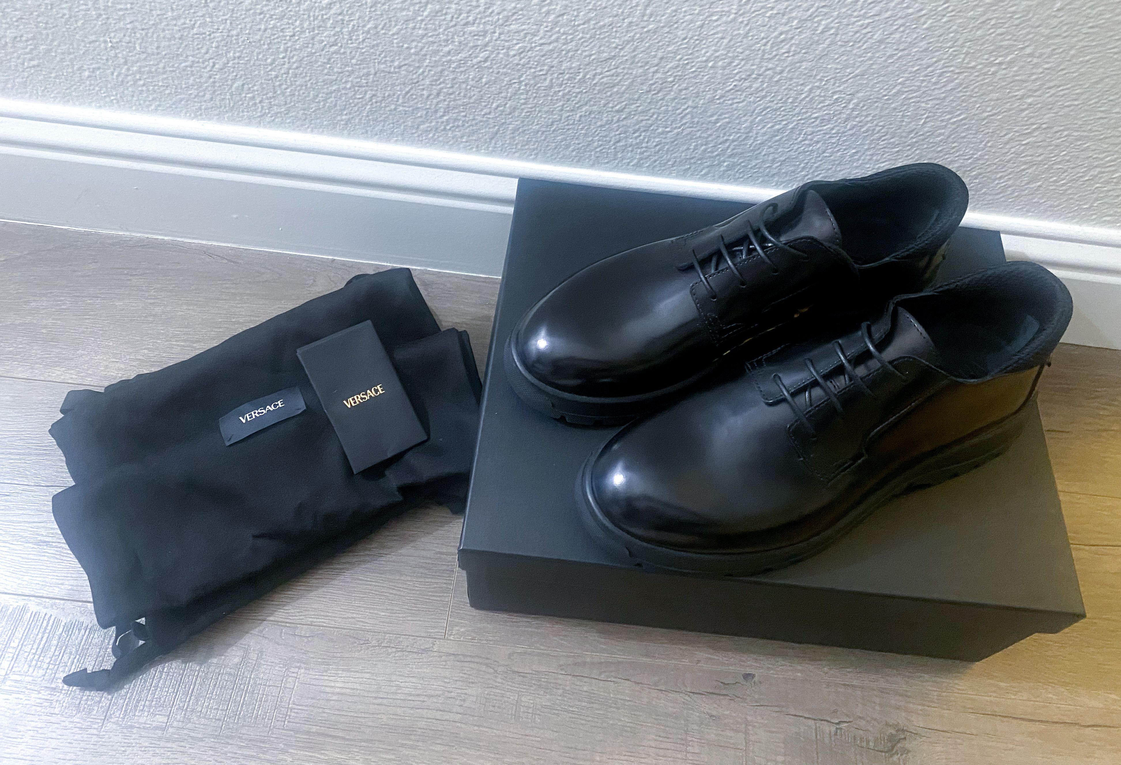 Versace Versace leather derby shoes Size US 10 / EU 43 - 3 Thumbnail