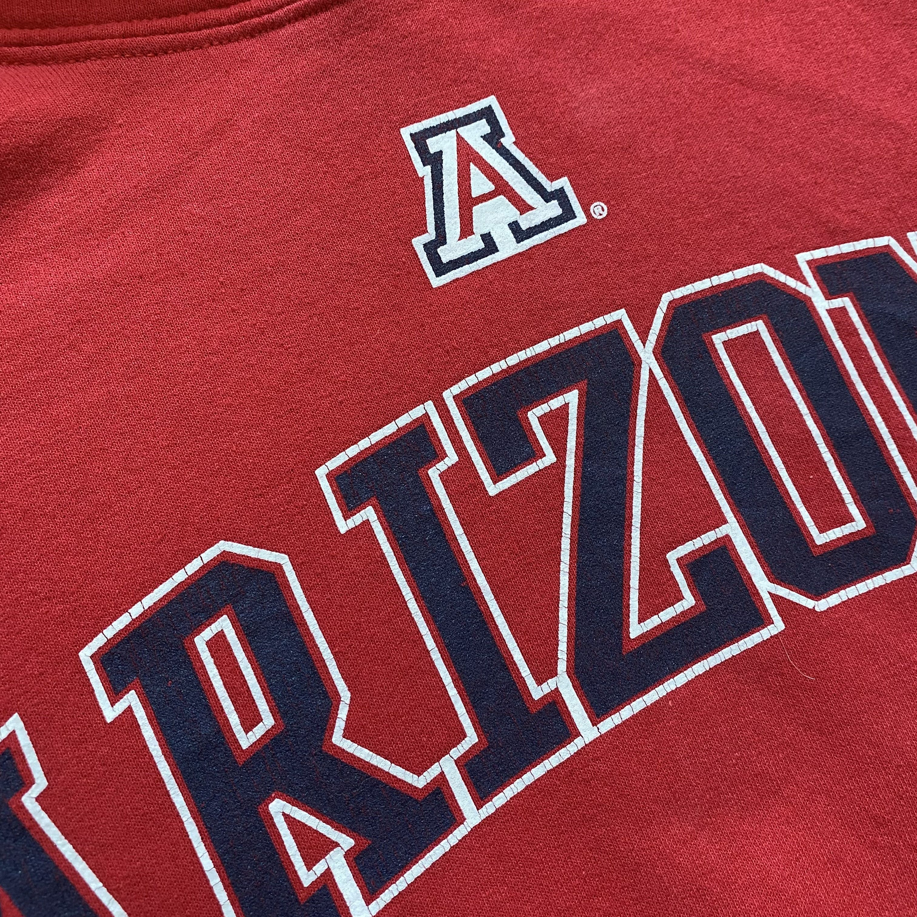 Russell Athletic Vintage University of Arizona USA Boxy Hoodie 90s Y2K Gildan Size US XL / EU 56 / 4 - 5 Thumbnail