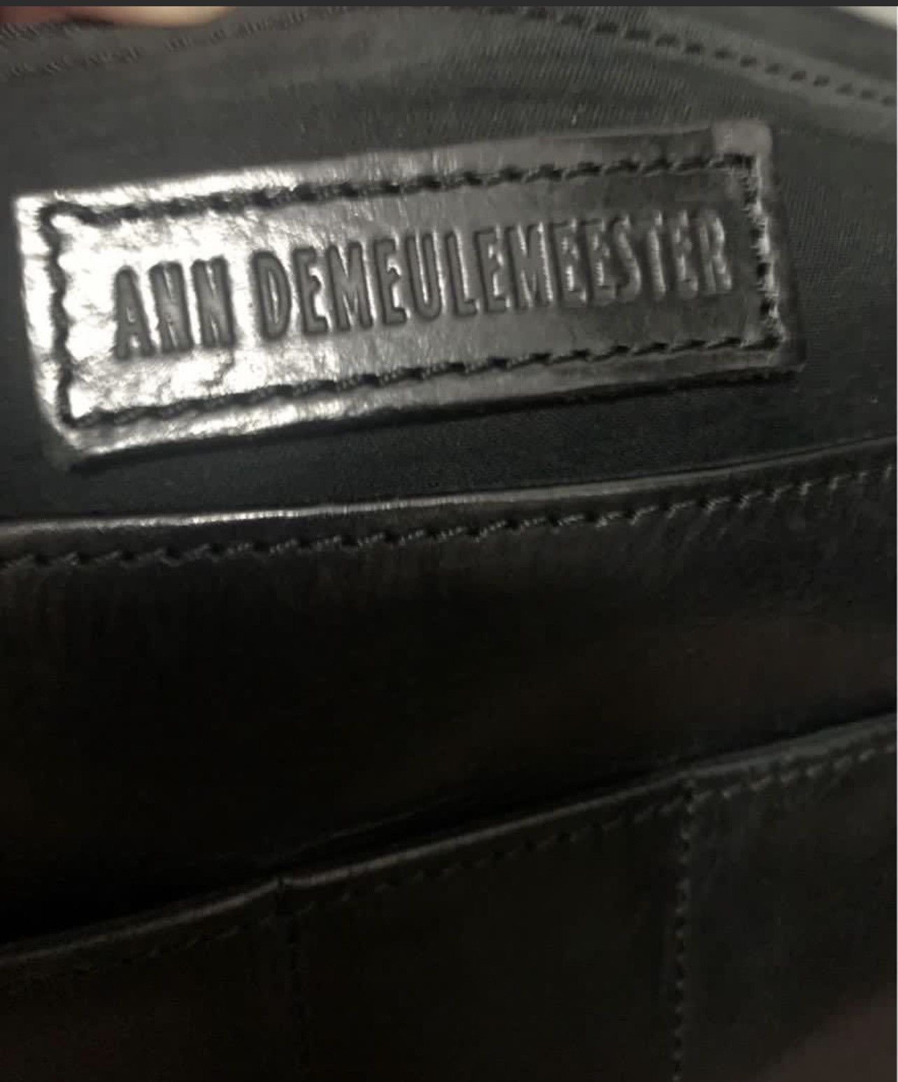 Ann Demeulemeester 🔥 Rare!! Vintage Ann Demeulemeester leather shoulder bag Size ONE SIZE - 4 Thumbnail