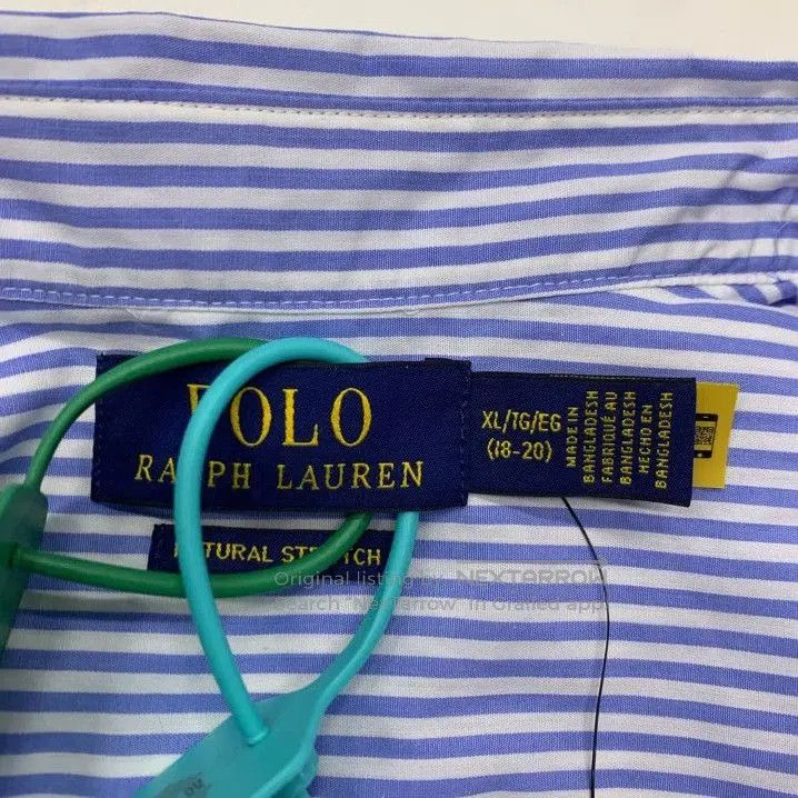 Polo Ralph Lauren Polo Ralph Lauren Kids Logo Embroidered Striped Shirt. Size US XL / EU 56 / 4 - 2 Thumbnail