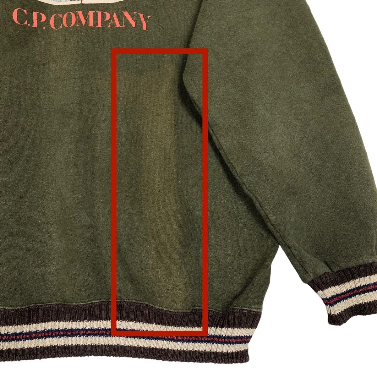 C.P. Company Vintage 90s C.P. Company Crewneck Ringer Sweatshirt Big Logo Size M / US 6-8 / IT 42-44 - 12 Thumbnail
