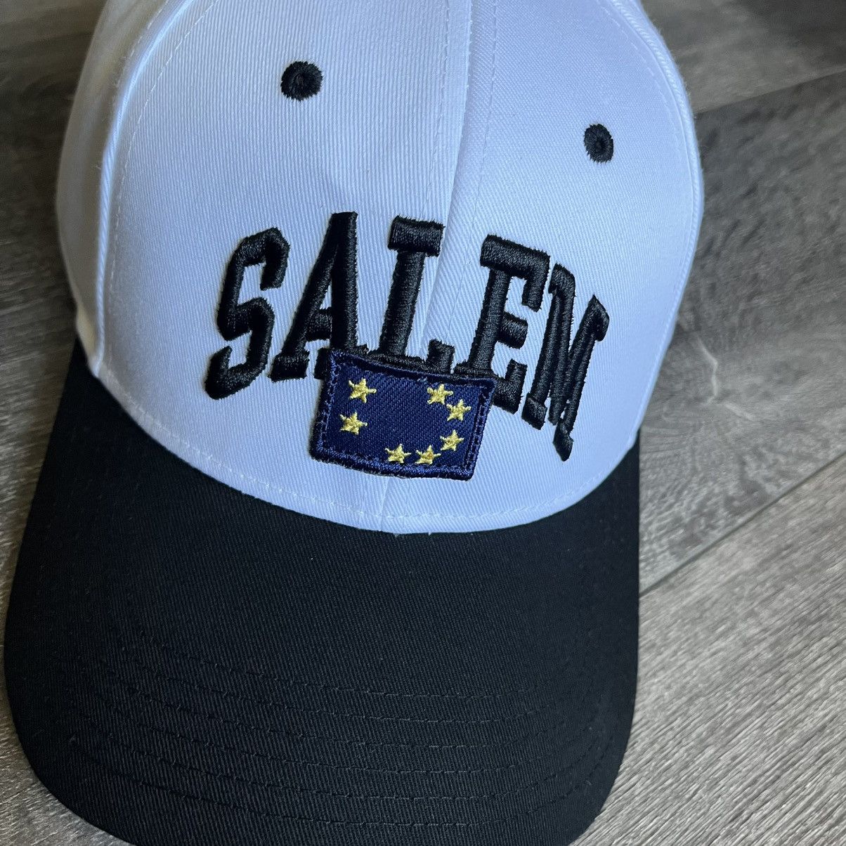 S4LEM S4LEM Salem EU European Flag Hat White Black New Size ONE SIZE - 3 Thumbnail
