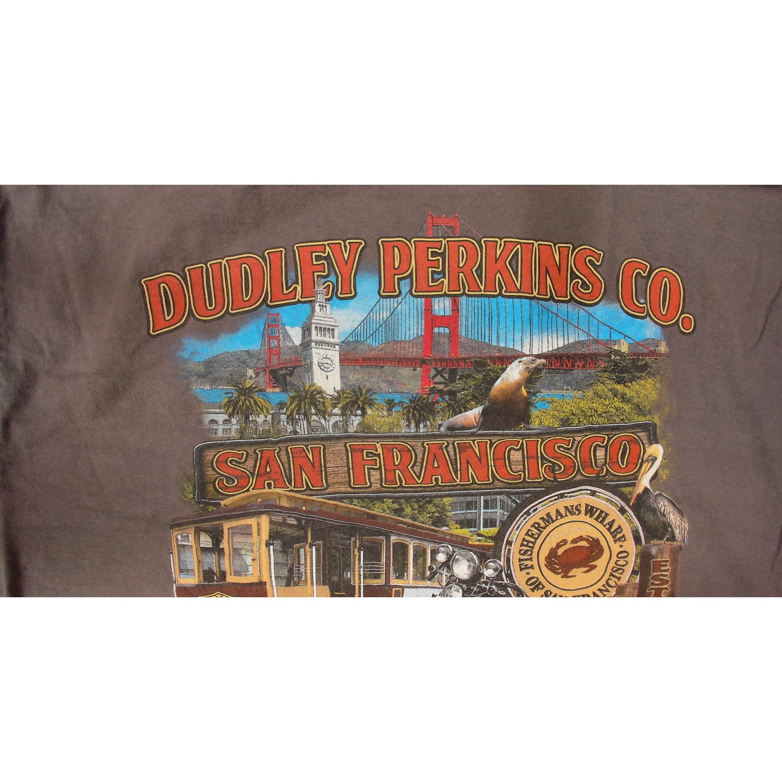 Harley Davidson Harley-Davidson Sun Faded Dudley Perkins San Francisco Tee Size US XL / EU 56 / 4 - 8 Thumbnail