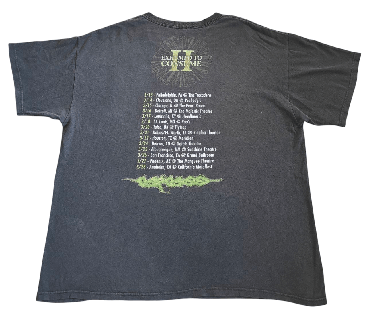Vintage Vintage Carcass Death Metal Band T Size US XL / EU 56 / 4 - 2 Thumbnail