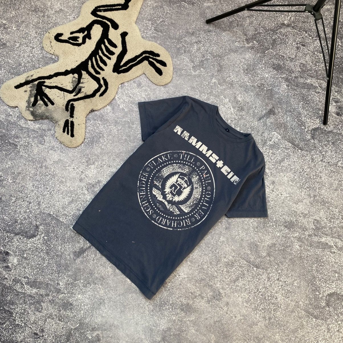 Band Tees Vintage Rammstein Big logo rock band 90’s tee Size US S / EU 44-46 / 1 - 1 Thumbnail