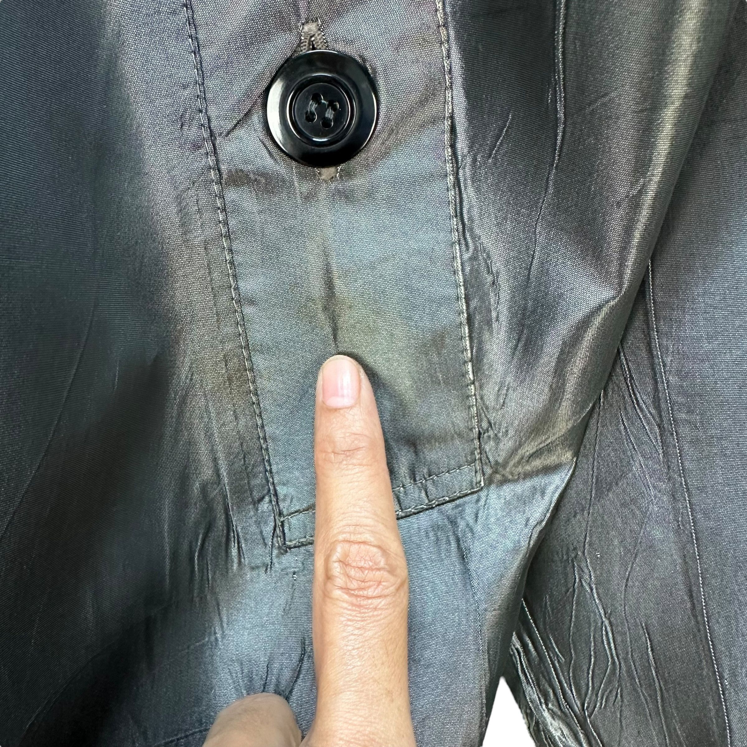 Vintage 90's SUSANNA BEVERLY HILLS Shiny Grey Jacket #A75-1812 Size S / US 4 / IT 40 - 11 Thumbnail