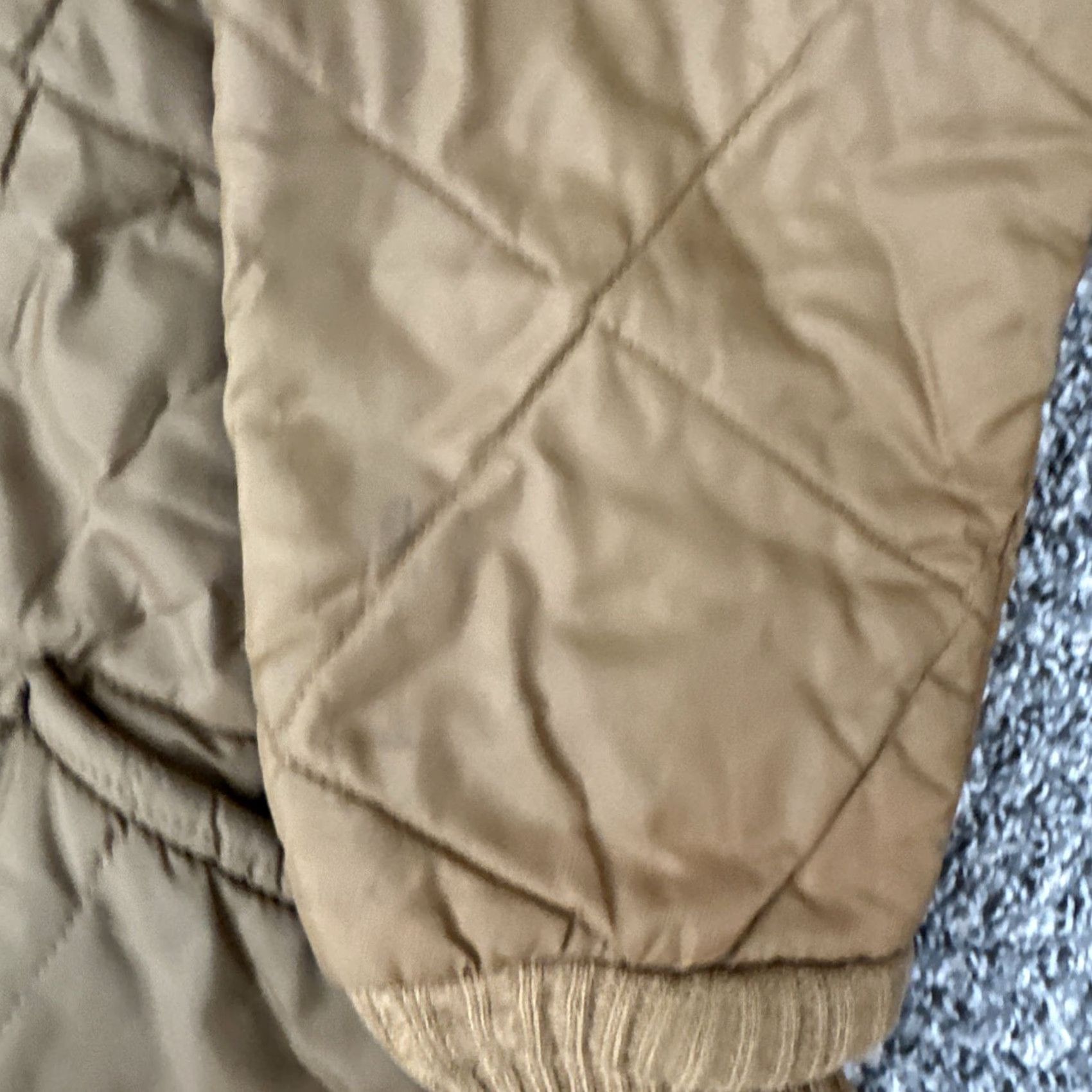 Vintage VINTAGE Zip-Up Jacket Mens M Brown Quilted Collared Nylon Softshell Bomber Workwear 70s Size M Brown Mens Size US M / EU 48-50 / 2 - 4 Thumbnail