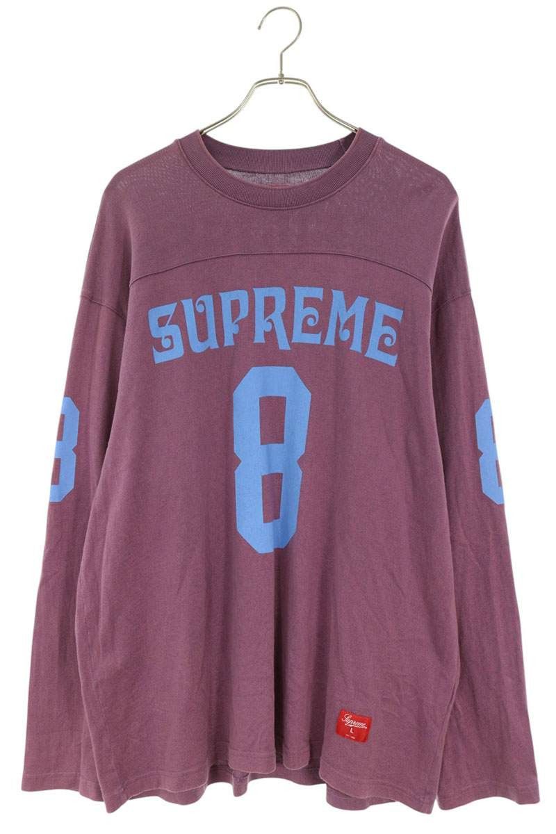Supreme Supreme 99 L/S Football Top FTP Large White Blue | Grailed