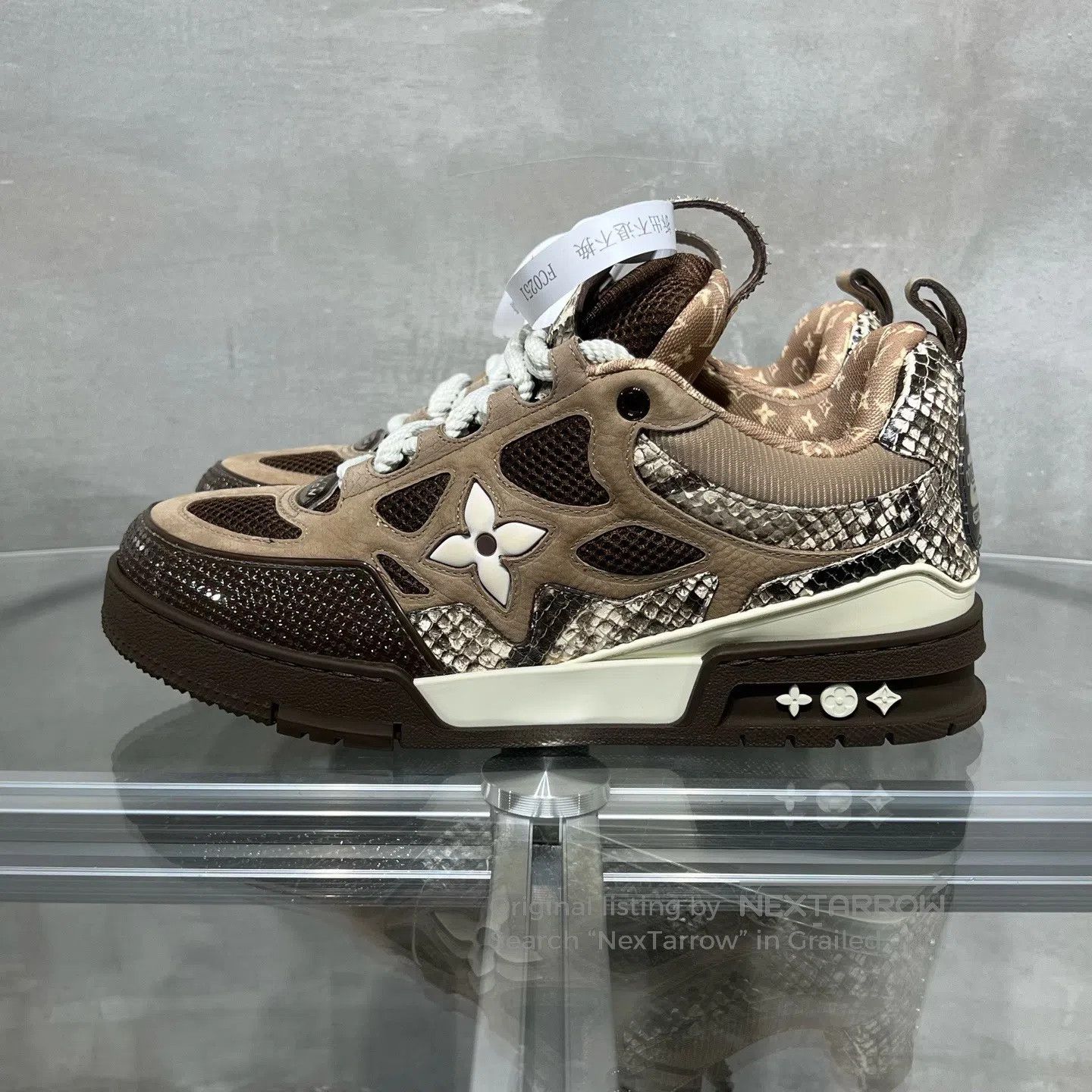 Louis Vuitton Louis Vuitton Skate Snake Pattern Board Shoes Size US 8 / EU 41 - 3 Thumbnail