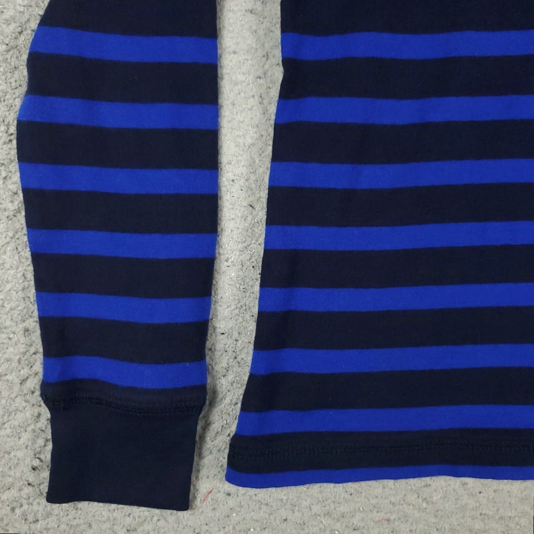 Ralph Lauren VINTAGE Ralph Lauren Sweater Women's Pullover Size PM Blue Striped Cotton Casual Winter Size M / US 6-8 / IT 42-44 - 3 Thumbnail