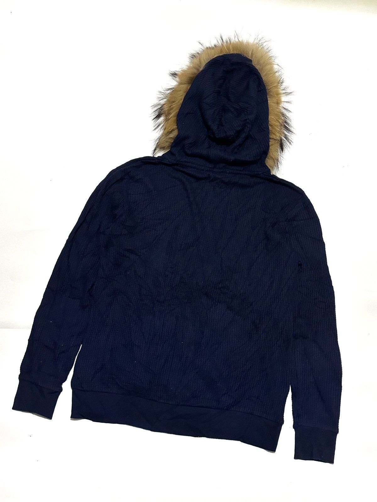 Hysteric Glamour × Japanese Brand × Le Grande Bleu (L.G.B.) Northblock-Fur Waffle Japanese Hoodie Size US M / EU 48-50 / 2 - 4 Thumbnail