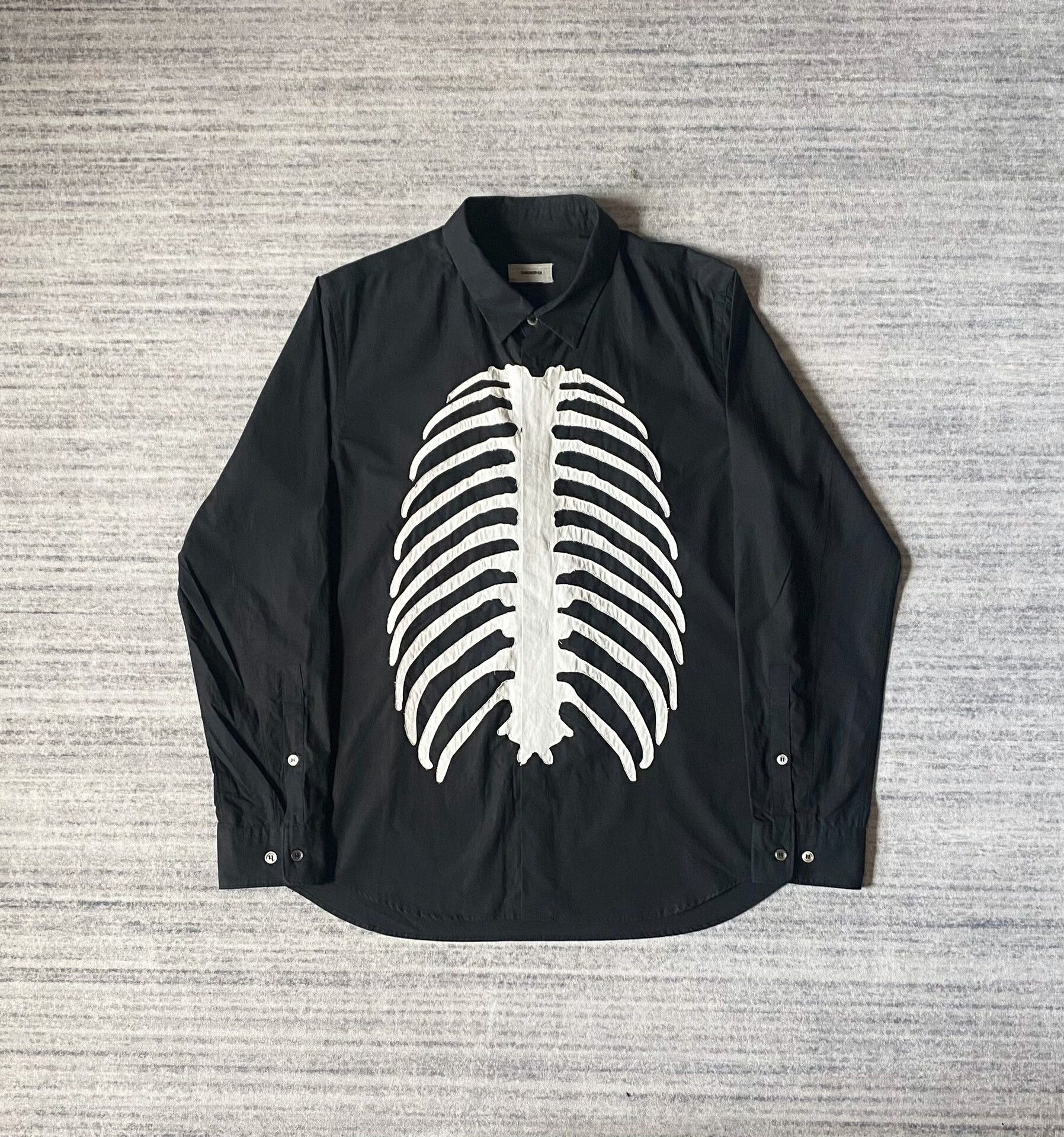 Undercover Undercover Skeleton Embroidered Long Sleeve Shirt Size US M / EU 48-50 / 2 - 1 Thumbnail