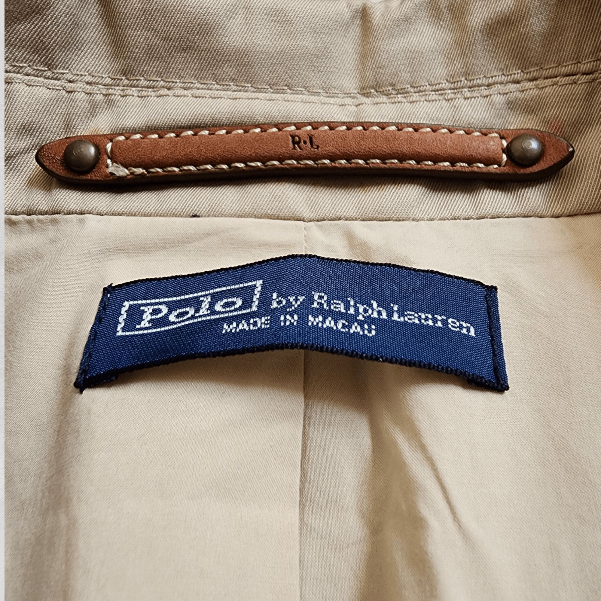 Polo Ralph Lauren ESSENTIAL BLAZER POLO RALPH LAUREN BEIGE 42R-FASHIONELLA Size 42R - 9 Thumbnail