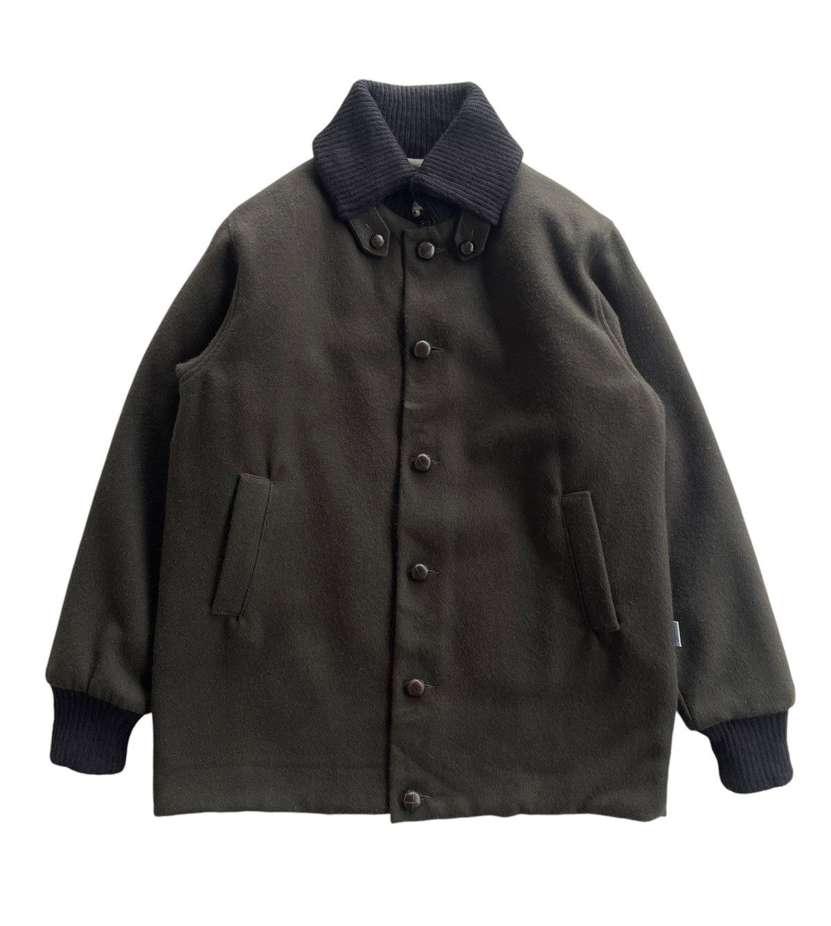 Yarmo Yarmo Donkey Coat Melton Jacket Quilted Size US L / EU 52-54 / 3 - 3 Thumbnail