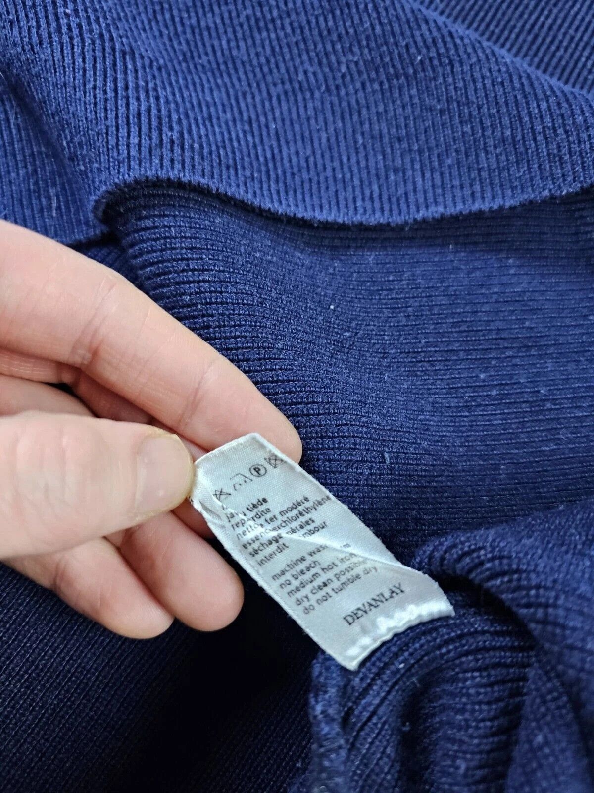 Lacoste Lacoste Vintage 90s Sweatshirt Boxy Cropped Navy Blue Size US L / EU 52-54 / 3 - 5 Thumbnail