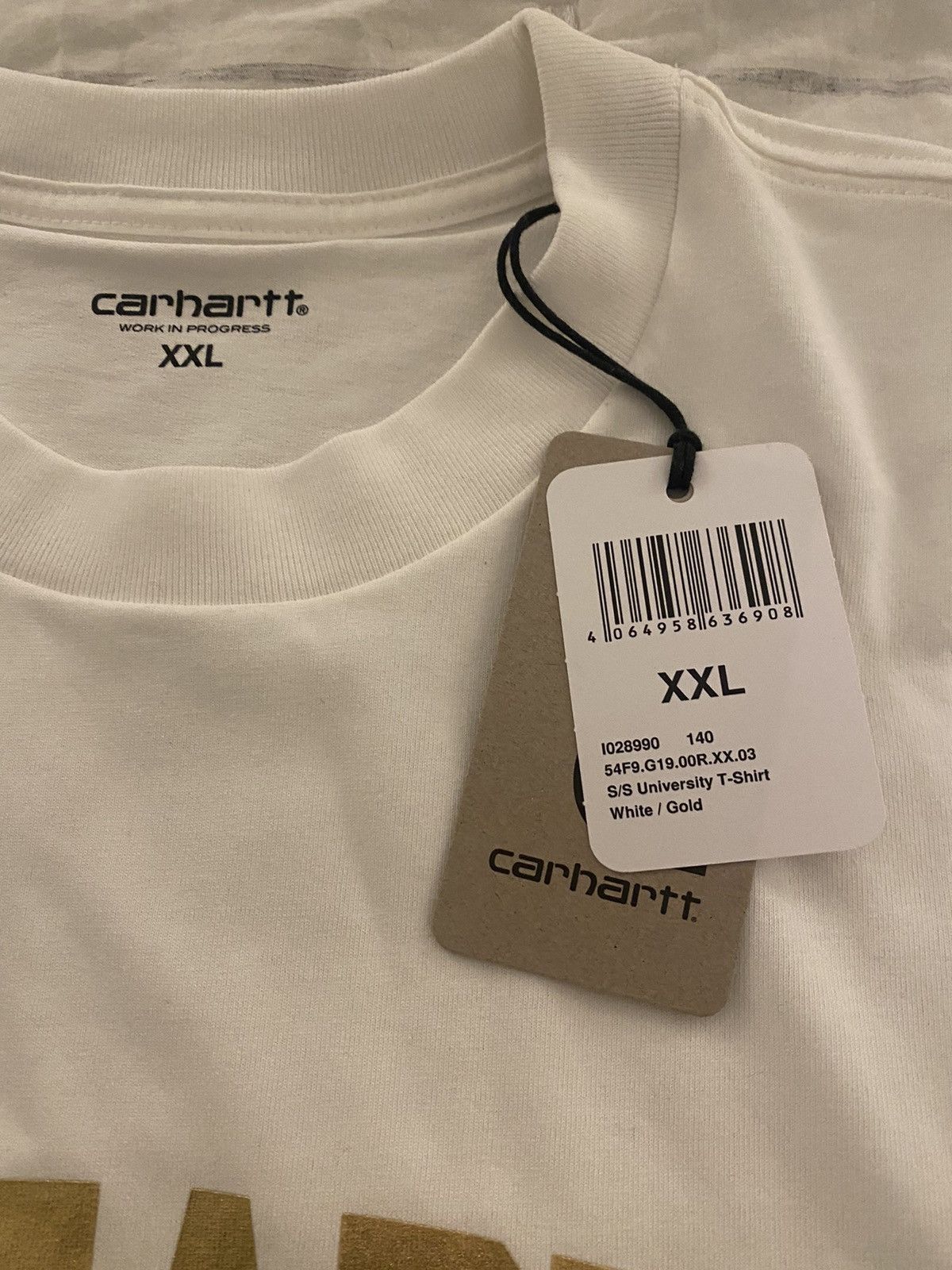 Carhartt Wip Carhartt WIP University T-shirt White XXL NWT Size US XXL / EU 58 / 5 - 7 Thumbnail