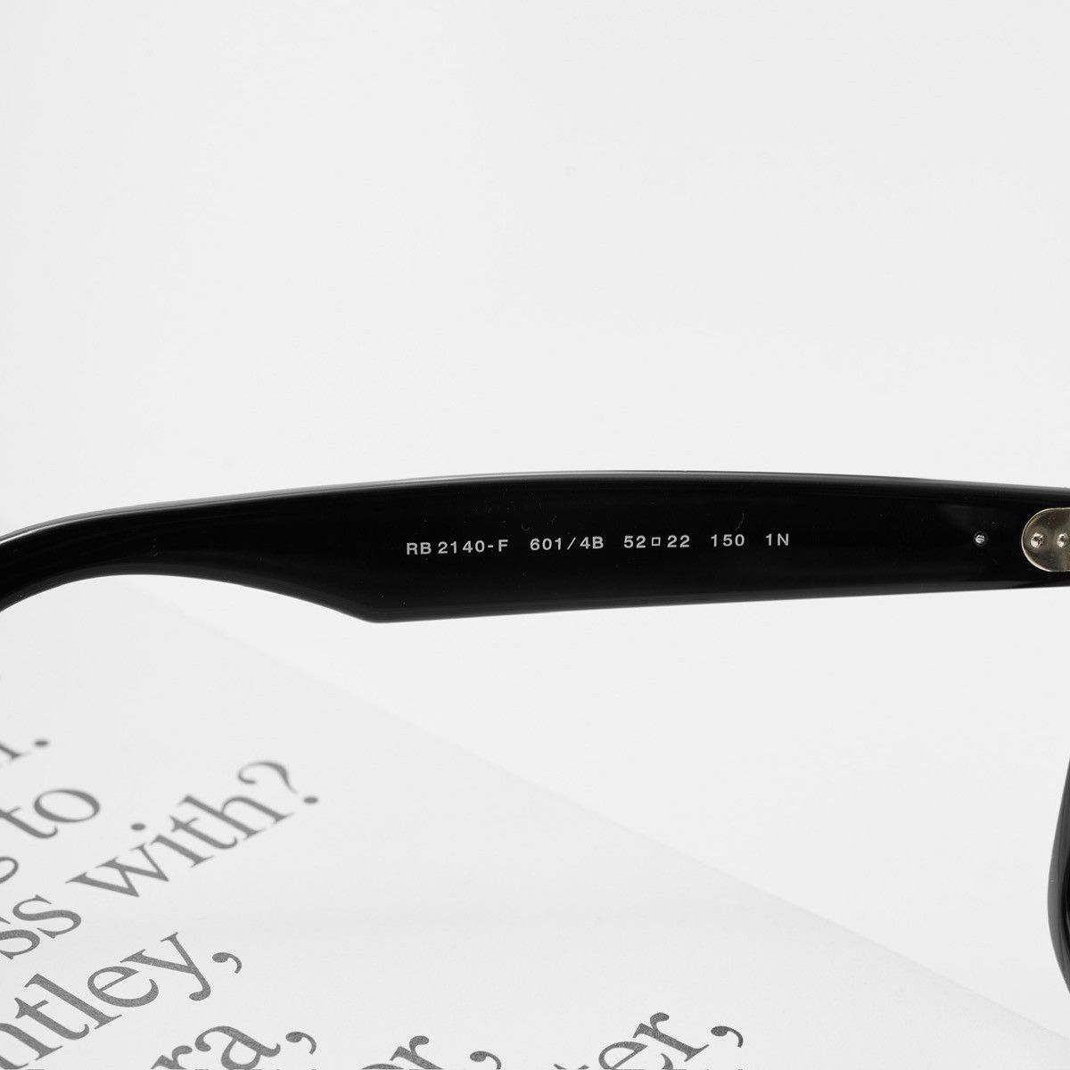 RayBan RAYBAN 0RB2140F 601/4B SUNGLASSES Size ONE SIZE - 5 Thumbnail