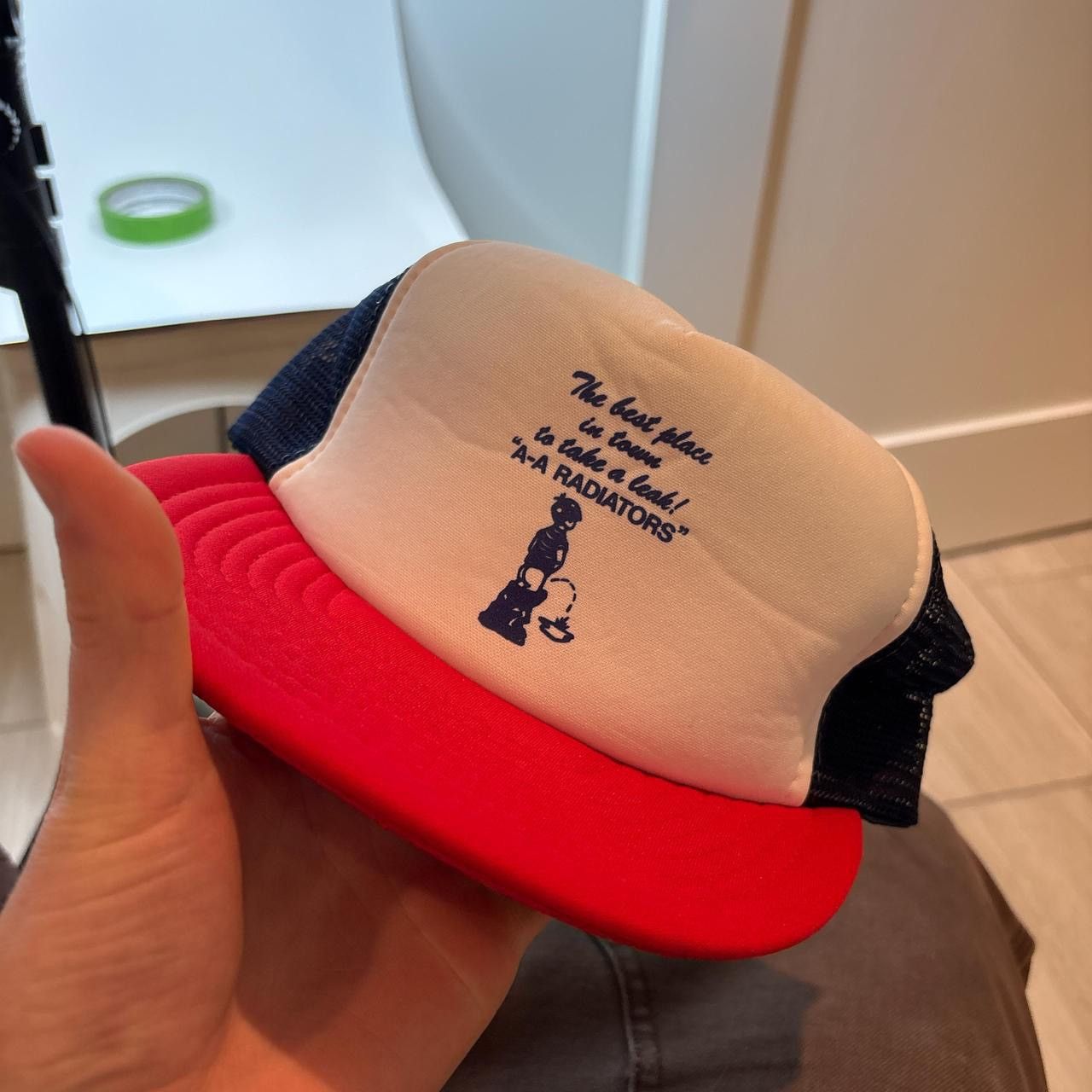 Vintage Vintage 1980s Comedy Trucker Hat Size ONE SIZE - 2 Thumbnail