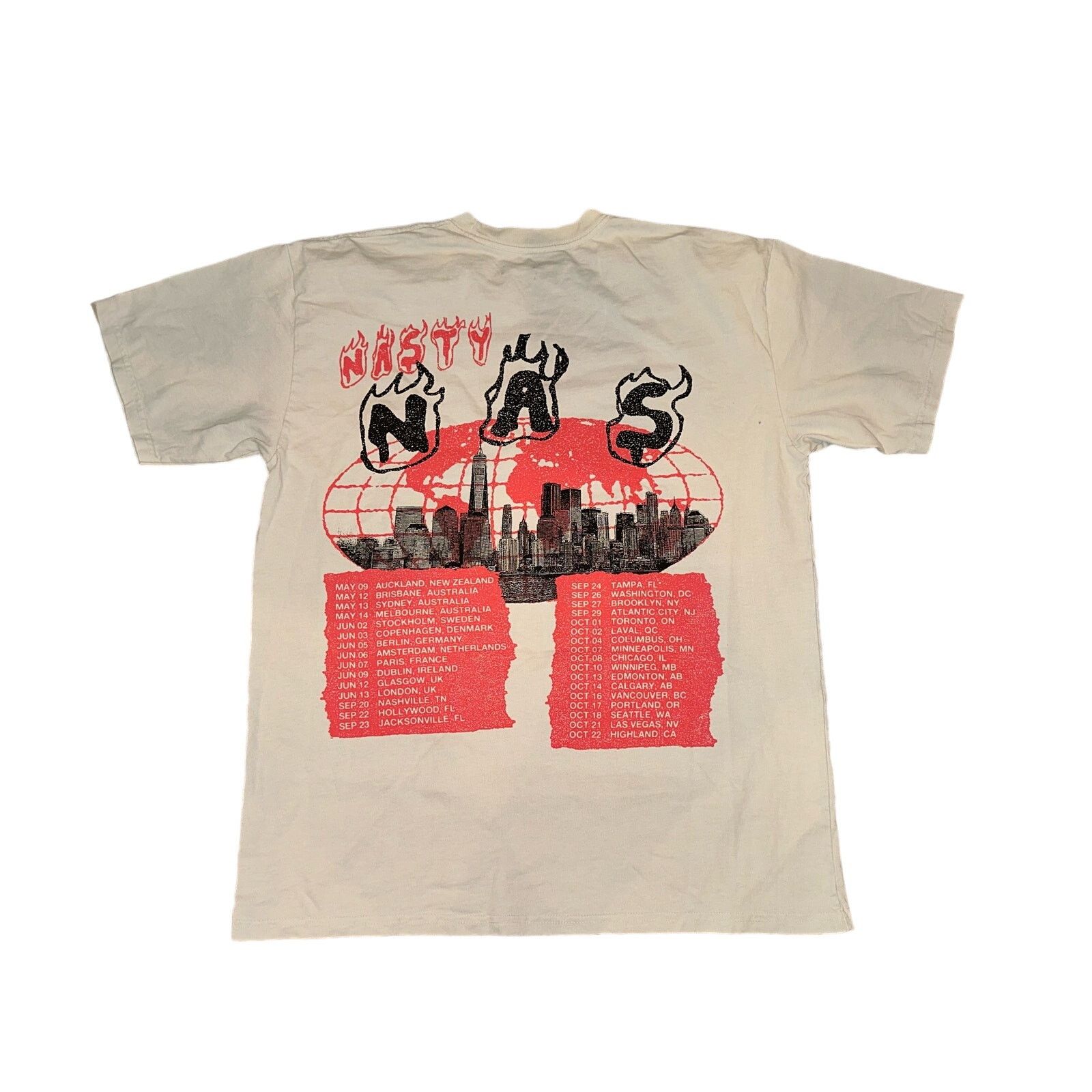Nas Nasty Nas 2023 Tour Shirt - Sz XL Size US XL / EU 56 / 4 - 2 Thumbnail