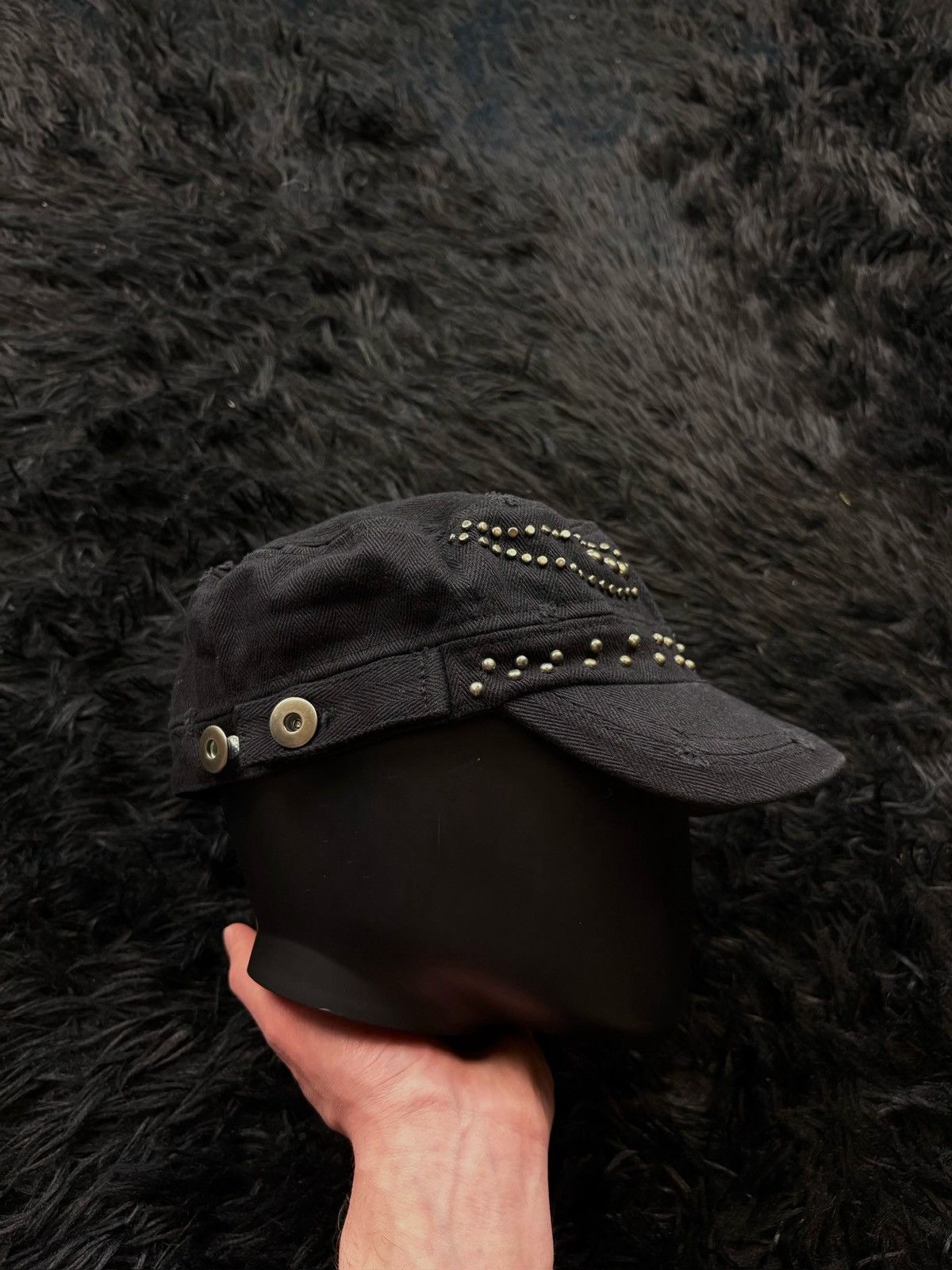 Le Grande Bleu (L.G.B.) LGB Style Archive Avant Garde Military Cap Hat Size ONE SIZE - 4 Thumbnail
