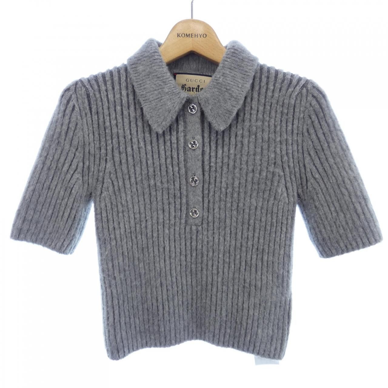 Gucci Gucci Gucci Cashmere Blend Knitwear Textile Tops 764597XKDMV DUTY FREE for USA Size ONE SIZE - 1 Thumbnail