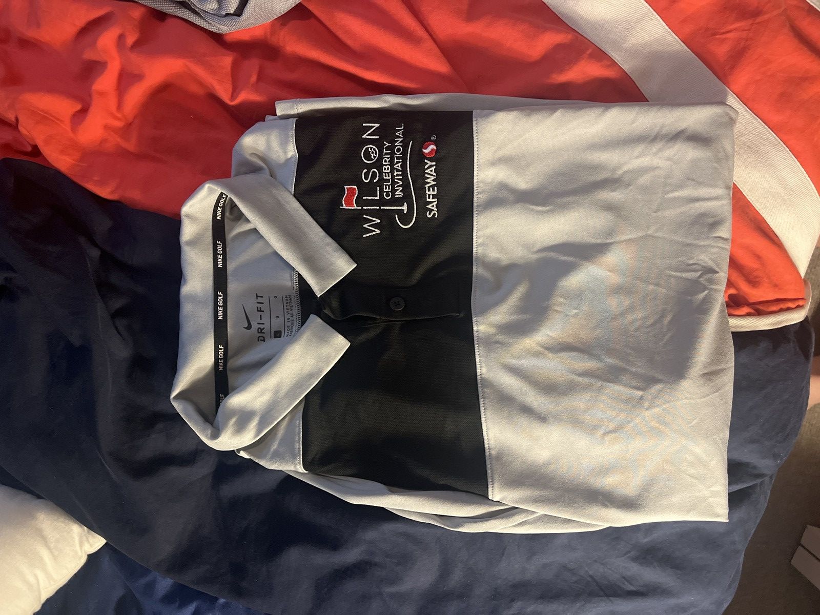 Nike RARE Russell Wilson Celebrity Invitational Polo Size US L / EU 52-54 / 3 - 1 Thumbnail