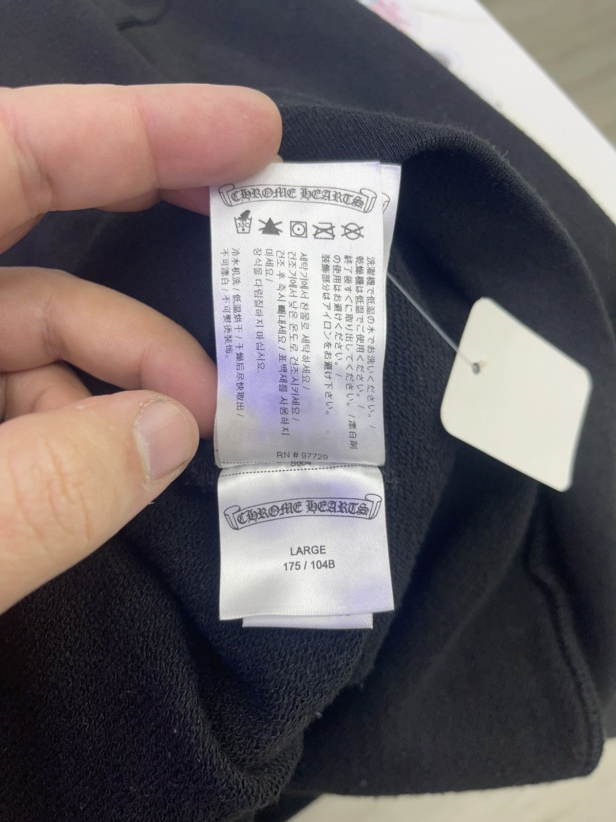 Chrome Hearts Chrome Hearts Race F1 Hoodie (black) Size US L / EU 52-54 / 3 - 6 Thumbnail
