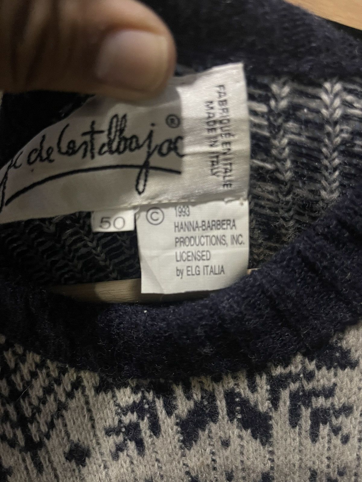 RARE! Jean Charles De Castalbajack Scooby Doo Knitwear