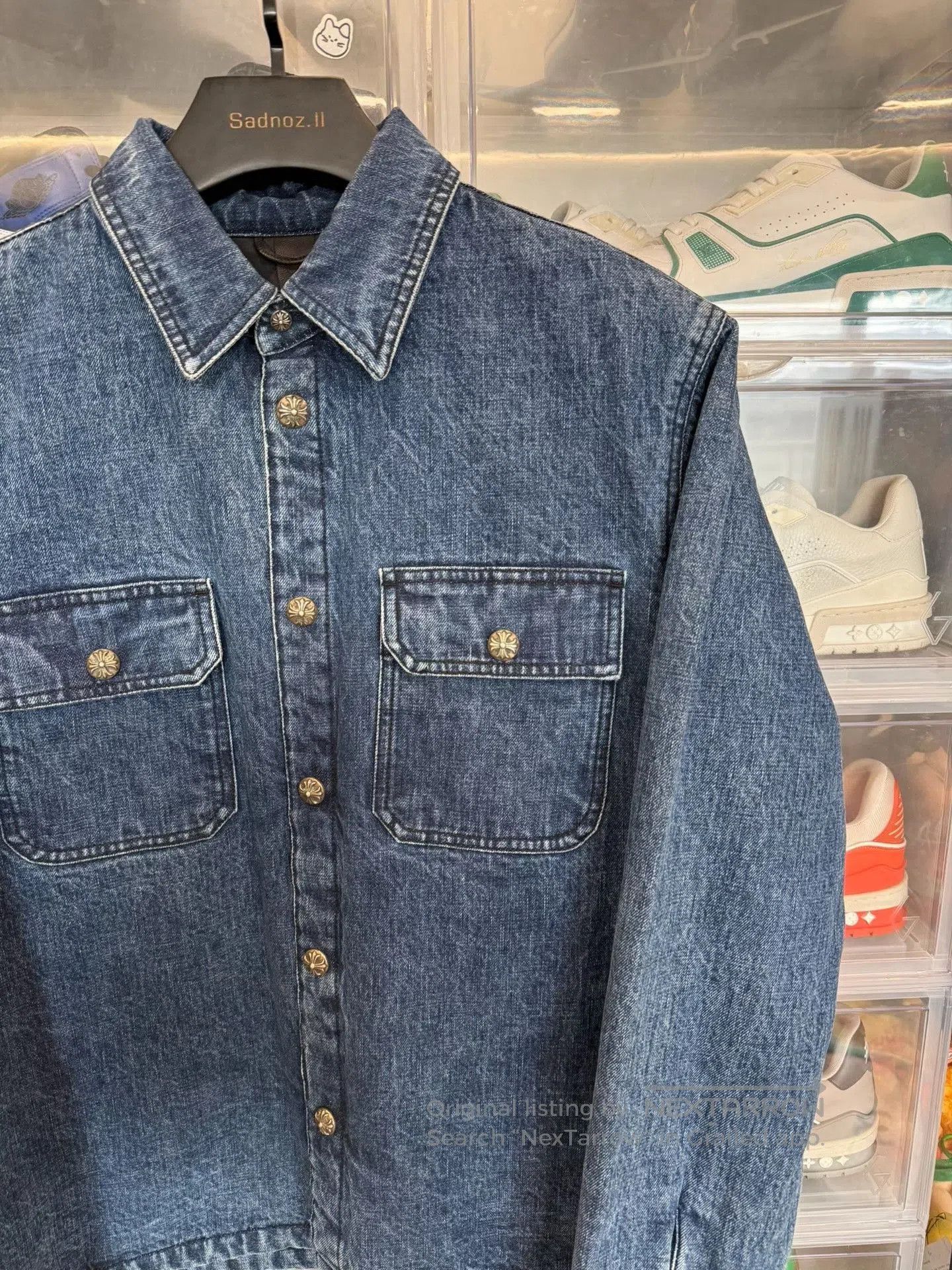 Chrome Hearts Chrome Hearts Workdog Denim Shirt Jacket. Size US L / EU 52-54 / 3 - 2 Thumbnail