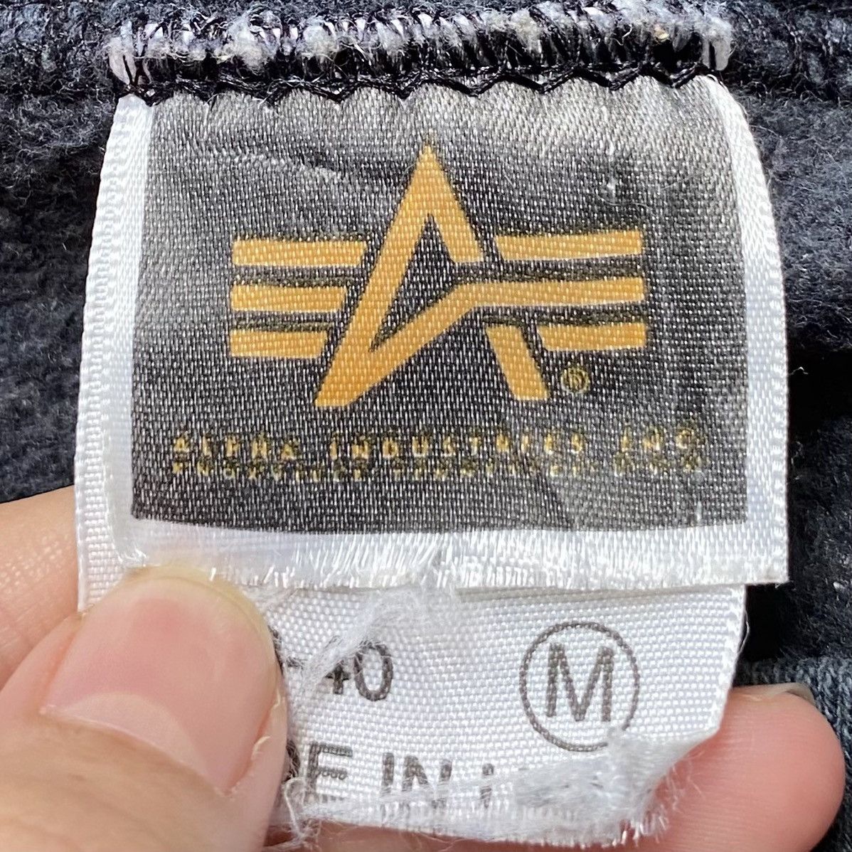 Alpha Industries × Japanese Brand × Vintage Vintage Japanese Brand Alpha Industries Sweatshirt 1990s Size US M / EU 48-50 / 2 - 9 Thumbnail