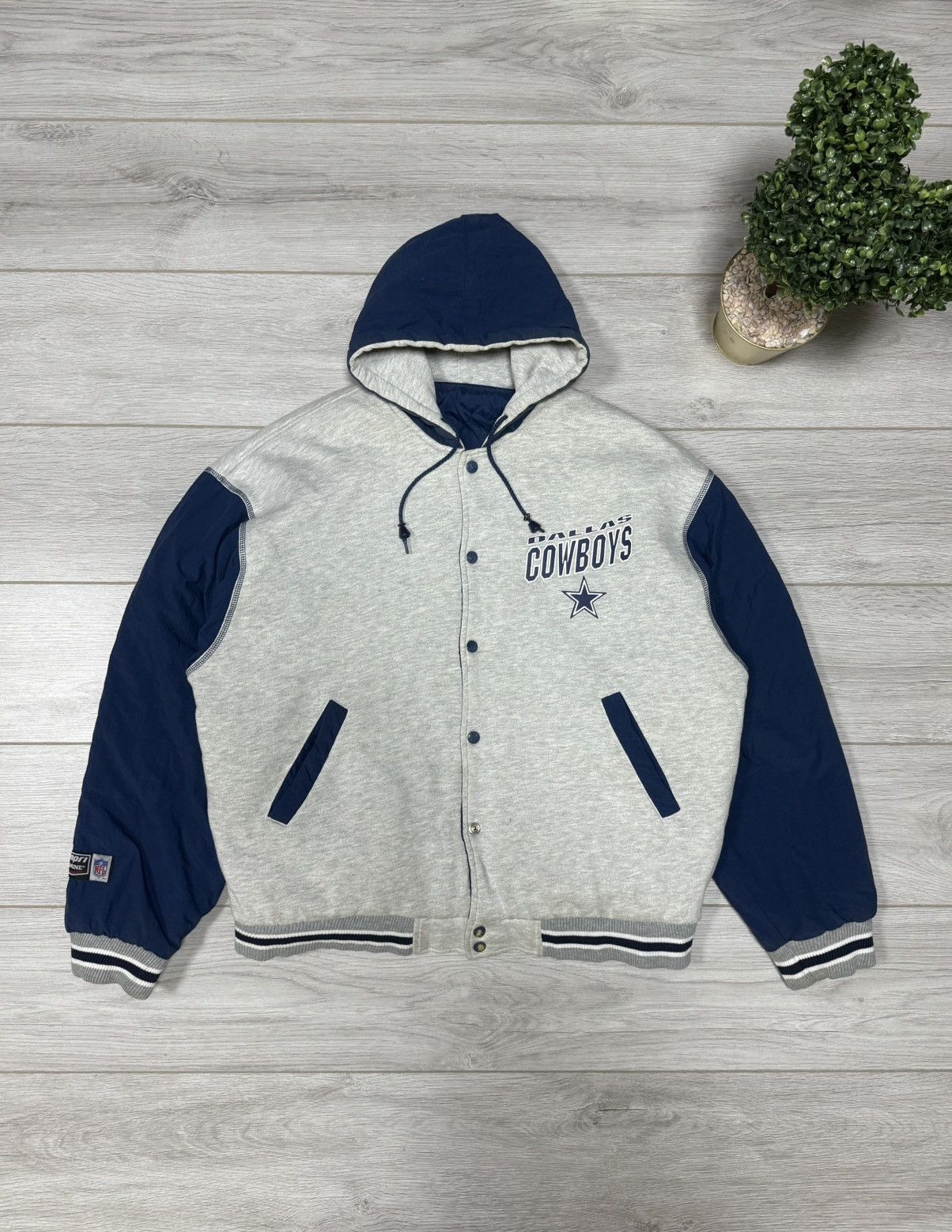 Logo 7 Vintage Dallas Cowboys double side Jacket bomber Size US XL / EU 56 / 4 - 1 Thumbnail