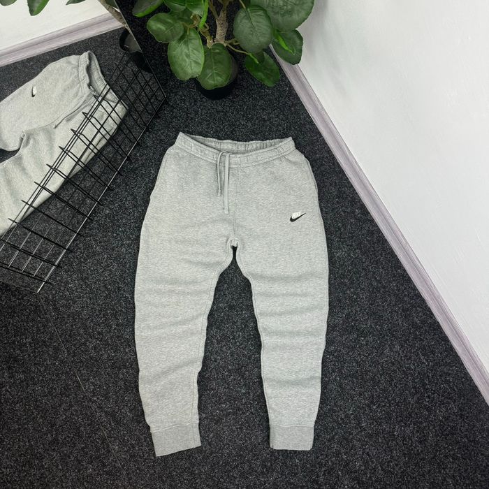 Nike Joggers Nike Sweatpants Mini Swoosh Pants Gray Y2k Style | Grailed