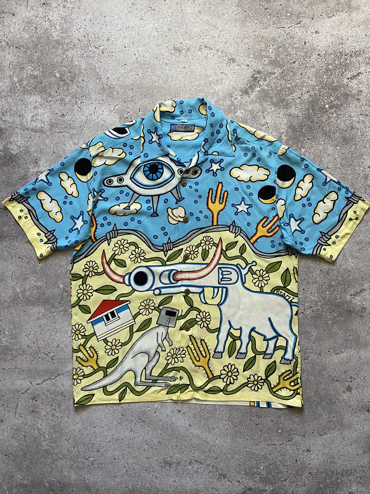 Mambo Vintage Very Rare Mambo Sheriff Of Nothing Shirt 2001 Size US S / EU 44-46 / 1 - 2 Thumbnail