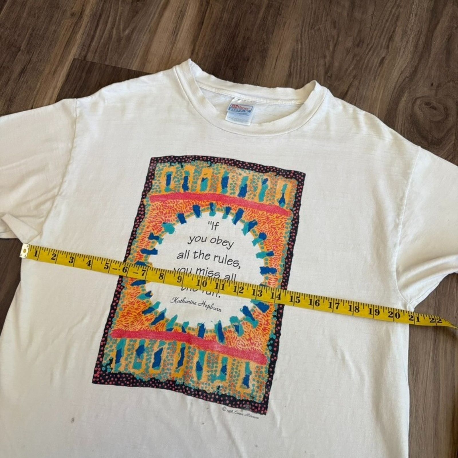 Vintage Vintage Katherine Hepburn Art Movie T-Shirt Men's Size L Size US L / EU 52-54 / 3 - 7 Thumbnail
