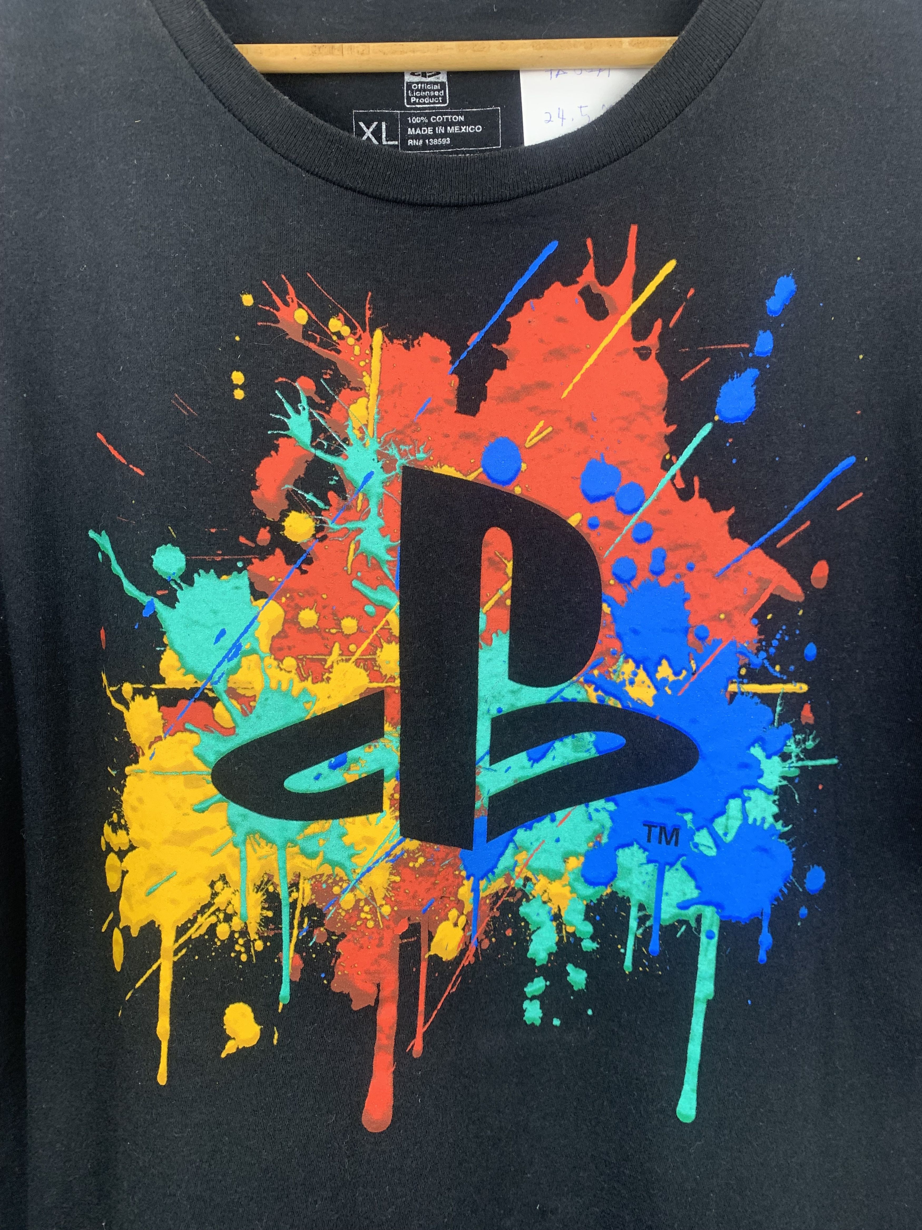 Playstation × Vintage Vintage Y2k Playstation Logo Tee TA0079 Size US XL / EU 56 / 4 - 6 Thumbnail