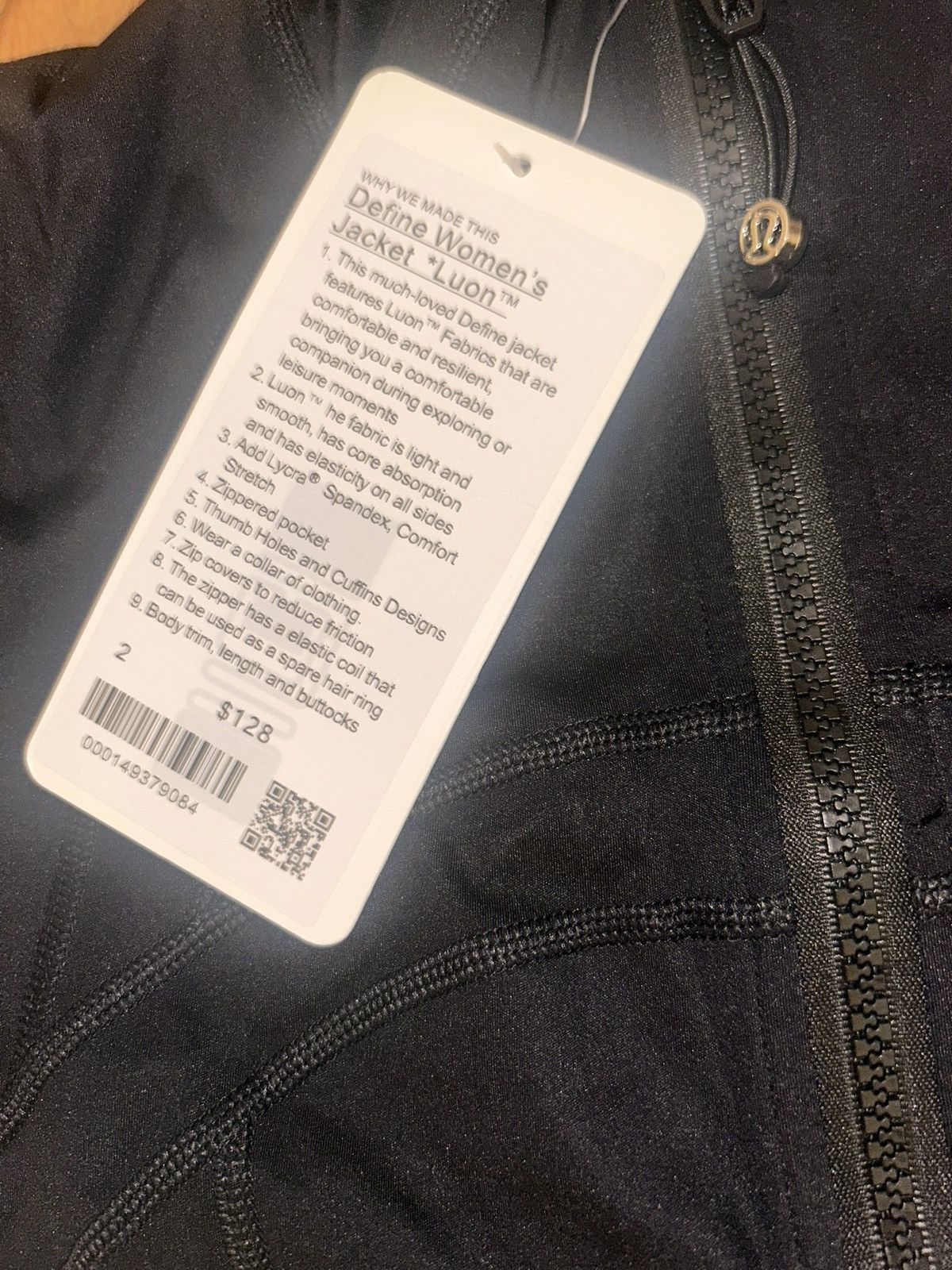 Lululemon Black Lululeom Divine Jacket Size XS / US 0-2 / IT 36-38 - 4 Thumbnail