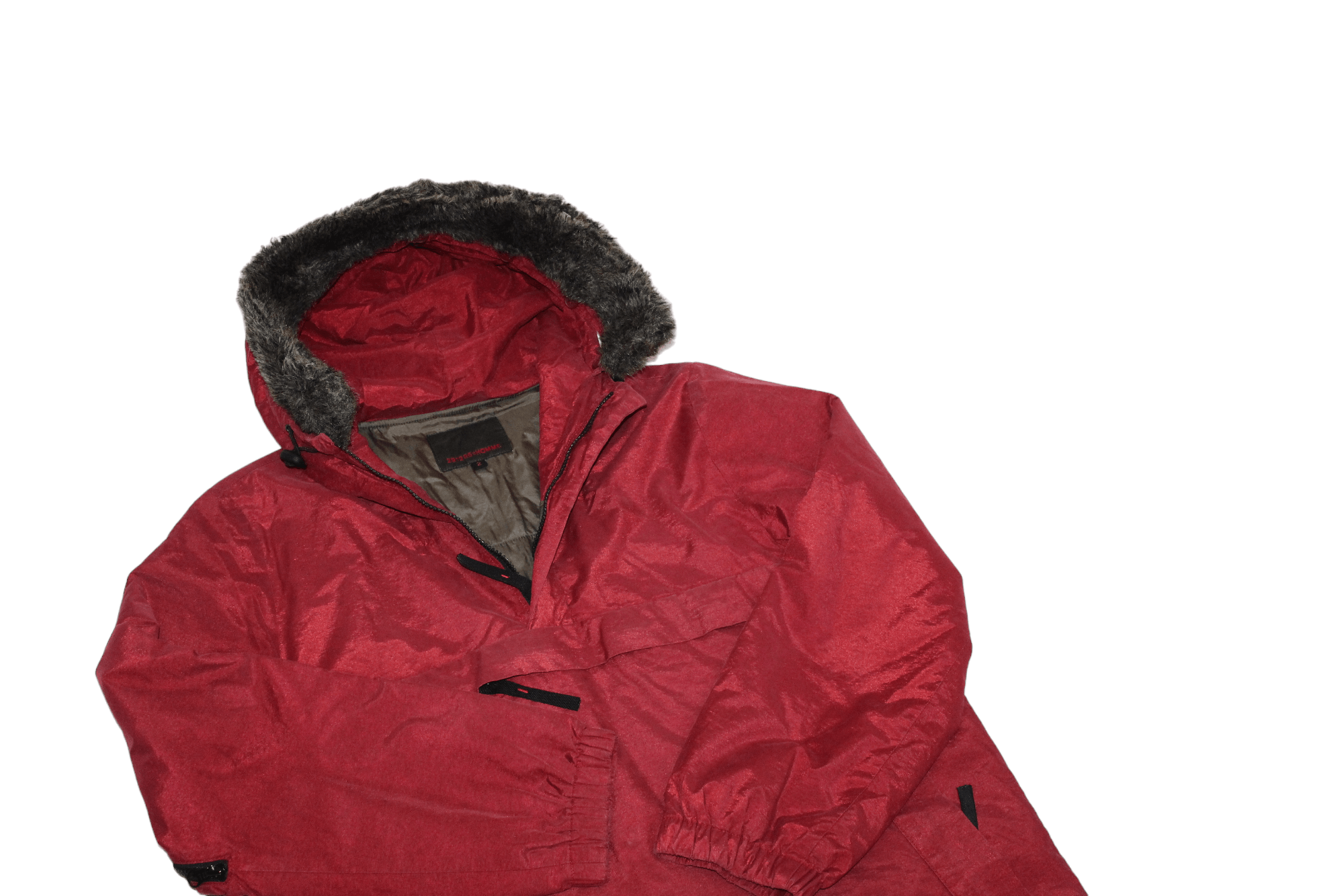 Japanese Brand 💥291295=Homme Insulated Nylon Anorak Pullover Jacket Size US S / EU 44-46 / 1 - 2 Thumbnail
