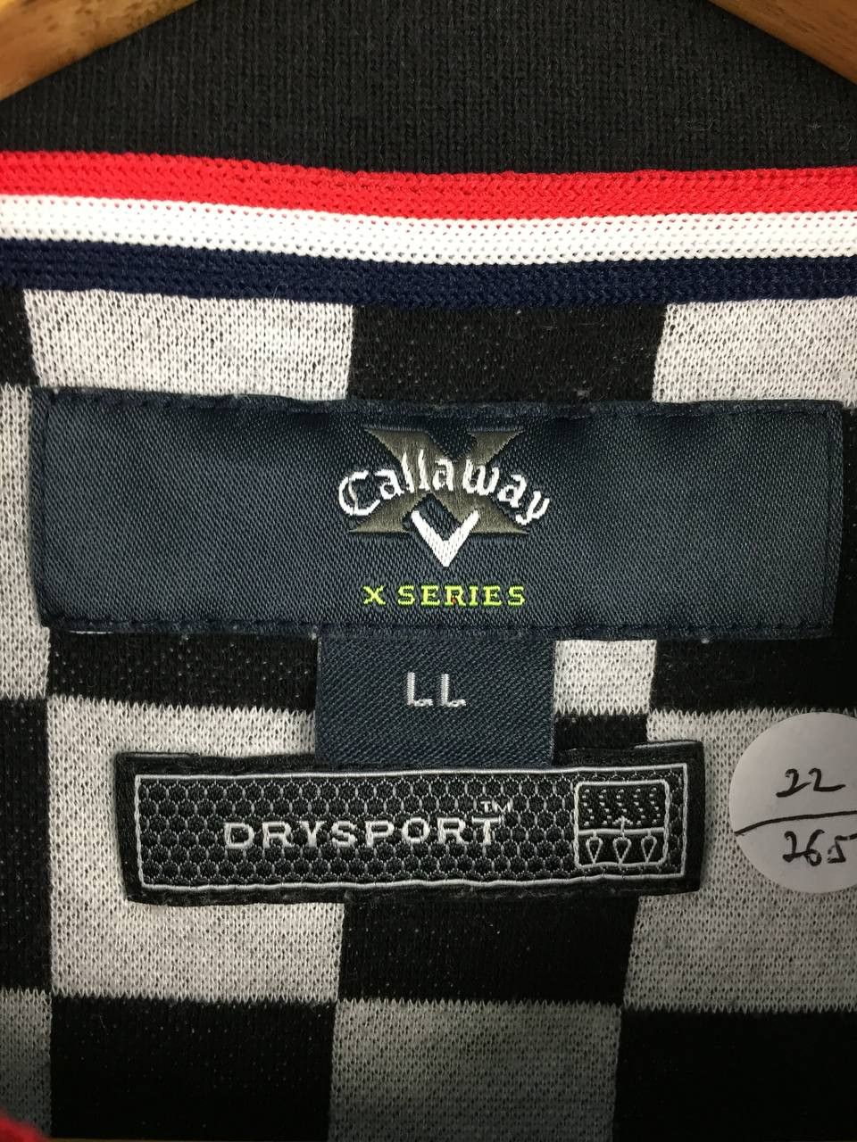 Callaway Vtg Callaway Golf X-Series DRYSport Checkered Polo Shirt Size US L / EU 52-54 / 3 - 8 Thumbnail
