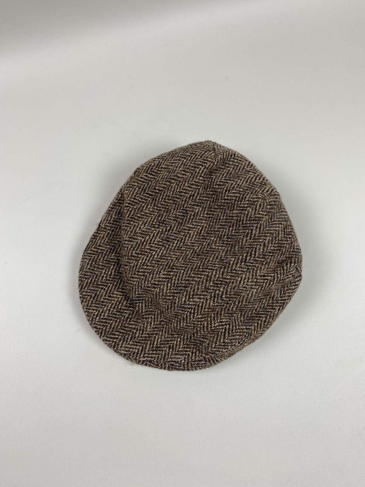 Harris Tweed × Vintage Harris Tweed vintage herringbone wool flat cap size M Size ONE SIZE - 4 Thumbnail