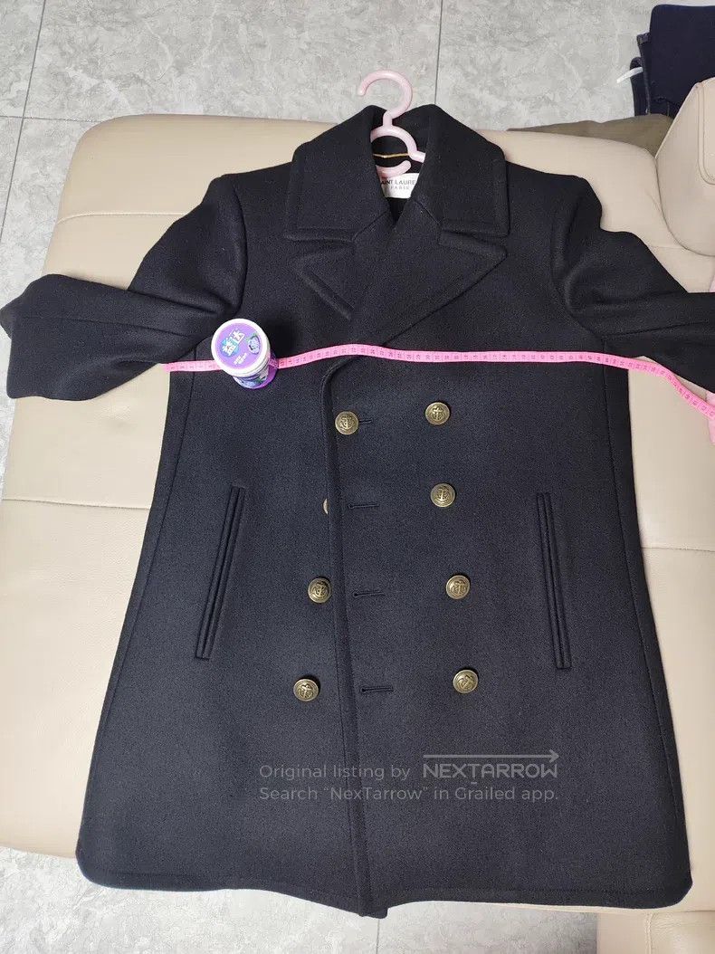 Saint Laurent Paris Saint Laurent Paris Women's double-breasted coat, navy sty Size XS / US 0-2 / IT 36-38 - 1 Thumbnail