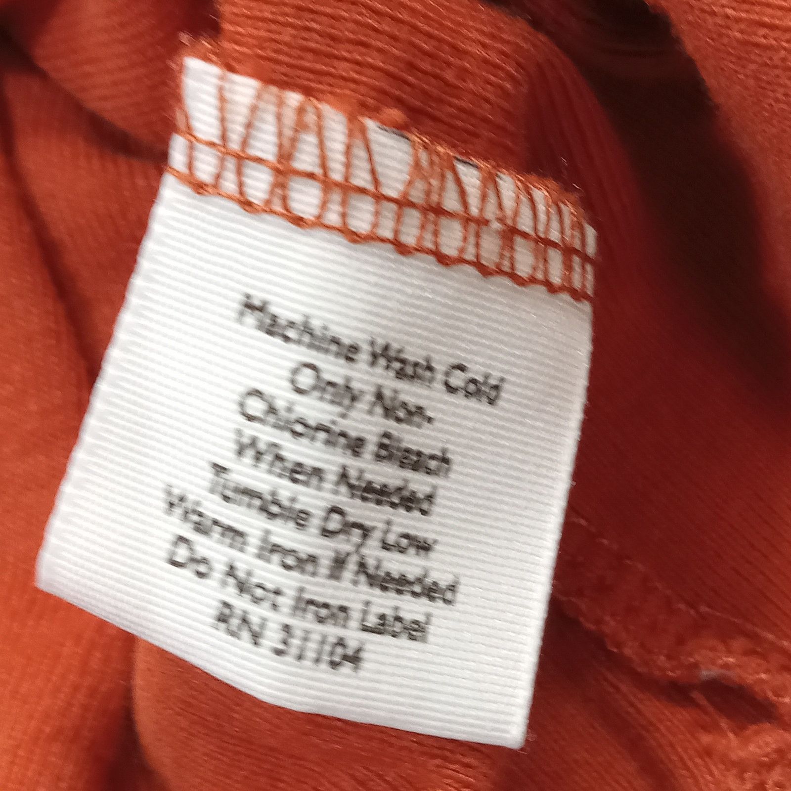& Other Stories Kim Rogers Top S Women's Long Sleeve Pullover Orange Cotton Size S / US 4 / IT 40 - 5 Thumbnail