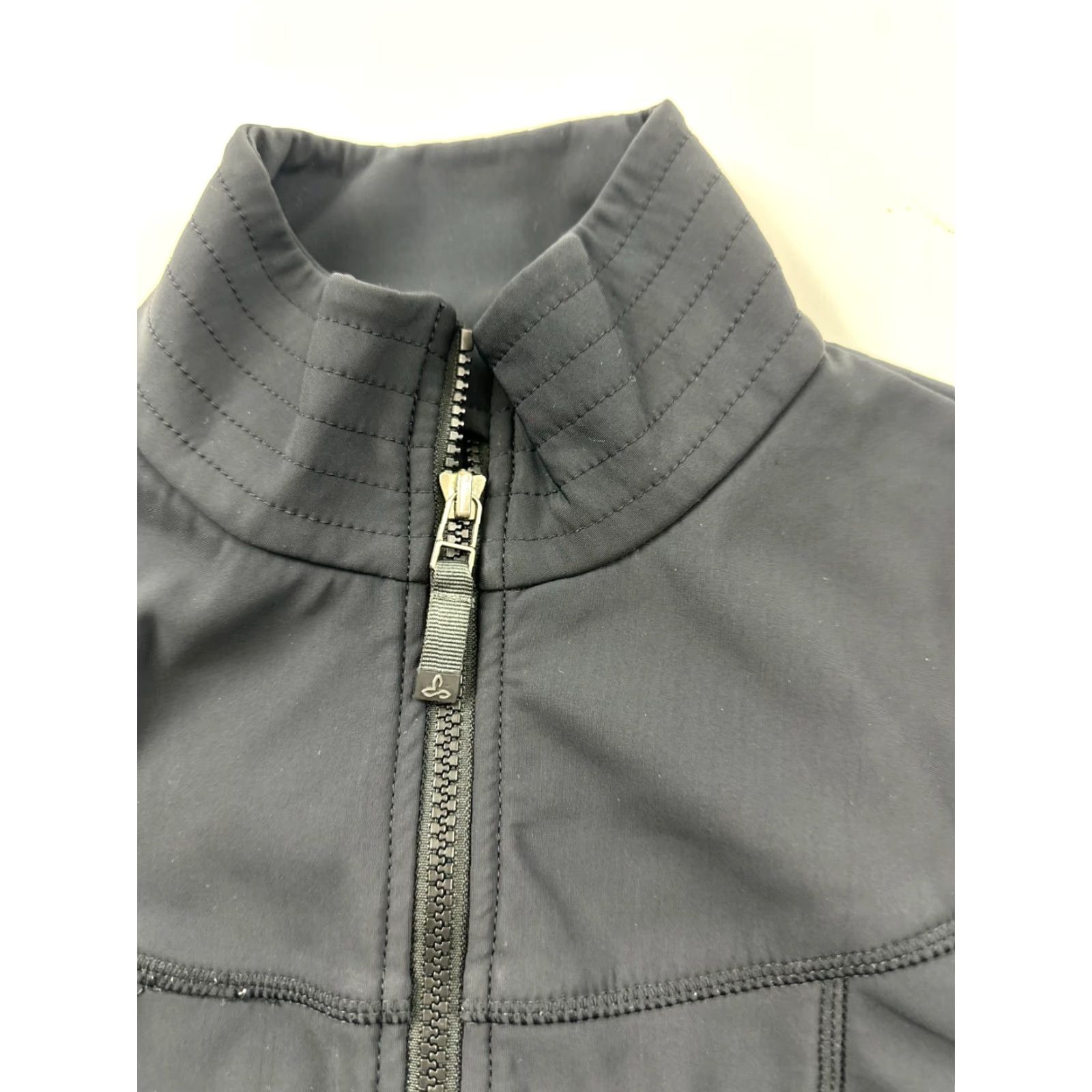Prana VINTAGE prAna Jacket Women Medium Activewear Outdoor Fleece-Lined Navy Nylon Full Zip Fall Winter Size M / US 6-8 / IT 42-44 - 4 Thumbnail